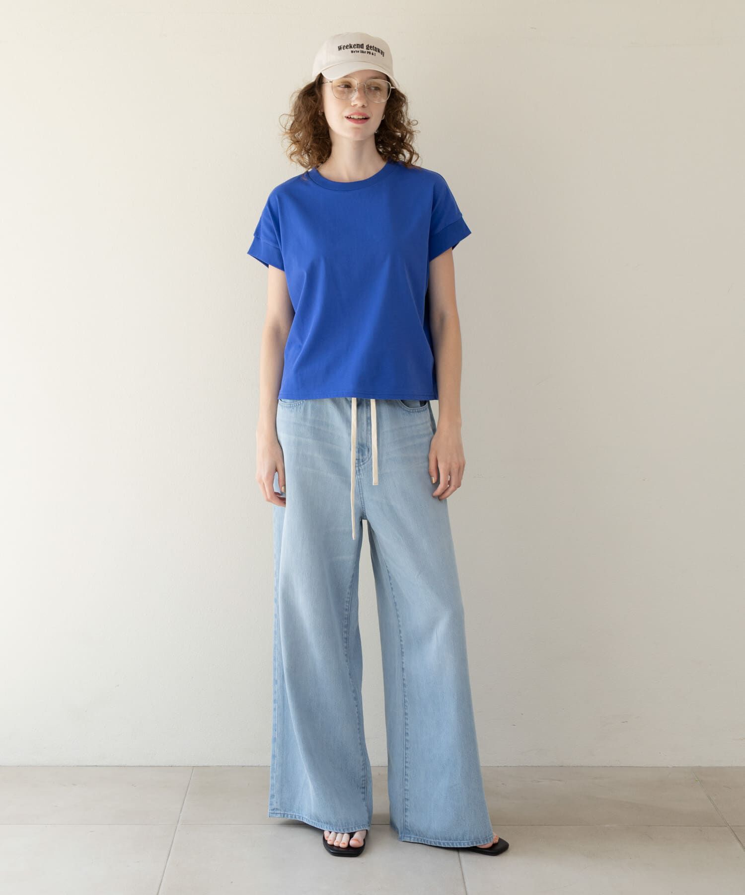 Sonny Label 「UVカットクールタッチフレンチTシャツ」|Tシャツ・カットソー|