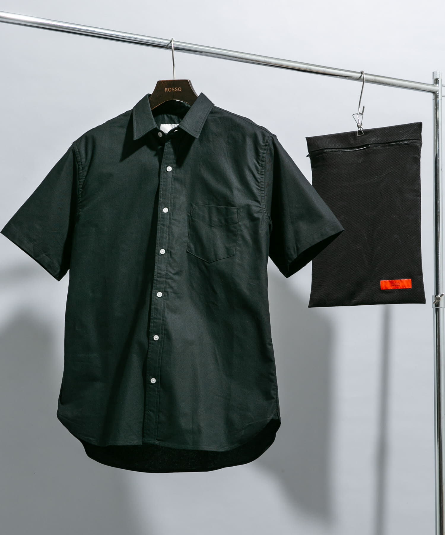 URBAN RESEARCH ROSSO「『WEB限定』『抗菌/消臭』『XXLｻｲｽﾞあり』ﾊｲﾊﾟﾌｫｰﾏﾝｽｵｯｸ」|シャツ・ブラウス|ブラック