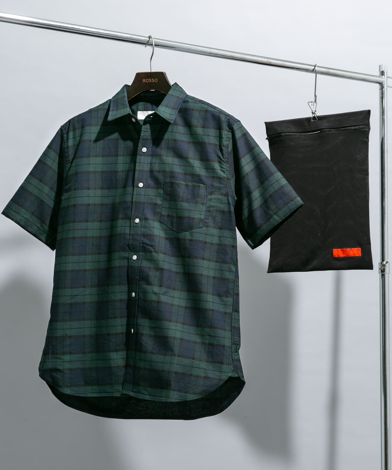 URBAN RESEARCH ROSSO「『WEB限定』『抗菌/消臭』『XXLｻｲｽﾞあり』ﾊｲﾊﾟﾌｫｰﾏﾝｽｵｯｸ」|シャツ・ブラウス|グリーン系その他
