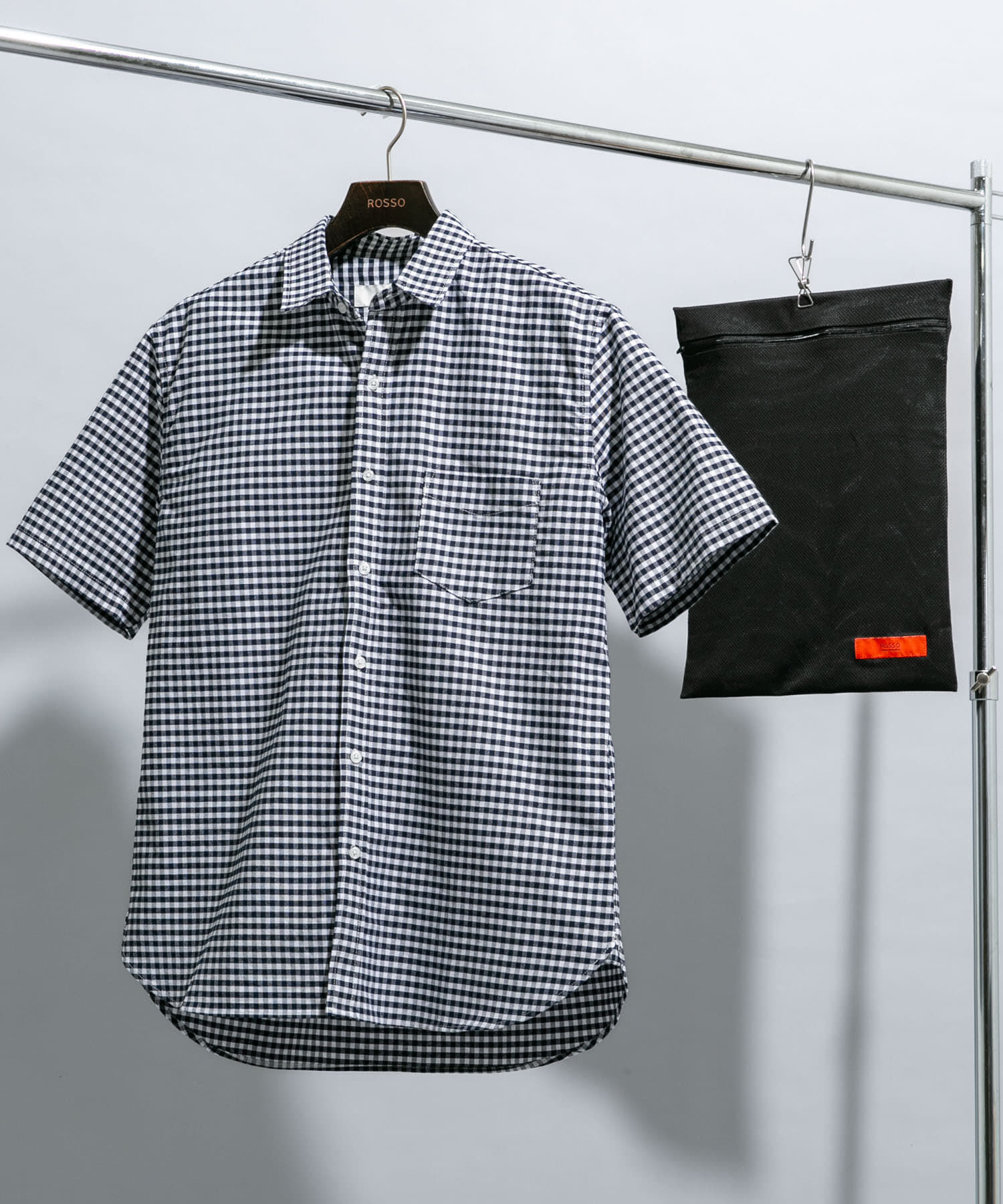URBAN RESEARCH ROSSO「『WEB限定』『抗菌/消臭』『XXLｻｲｽﾞあり』ﾊｲﾊﾟﾌｫｰﾏﾝｽｵｯｸ」|シャツ・ブラウス|ネイビー