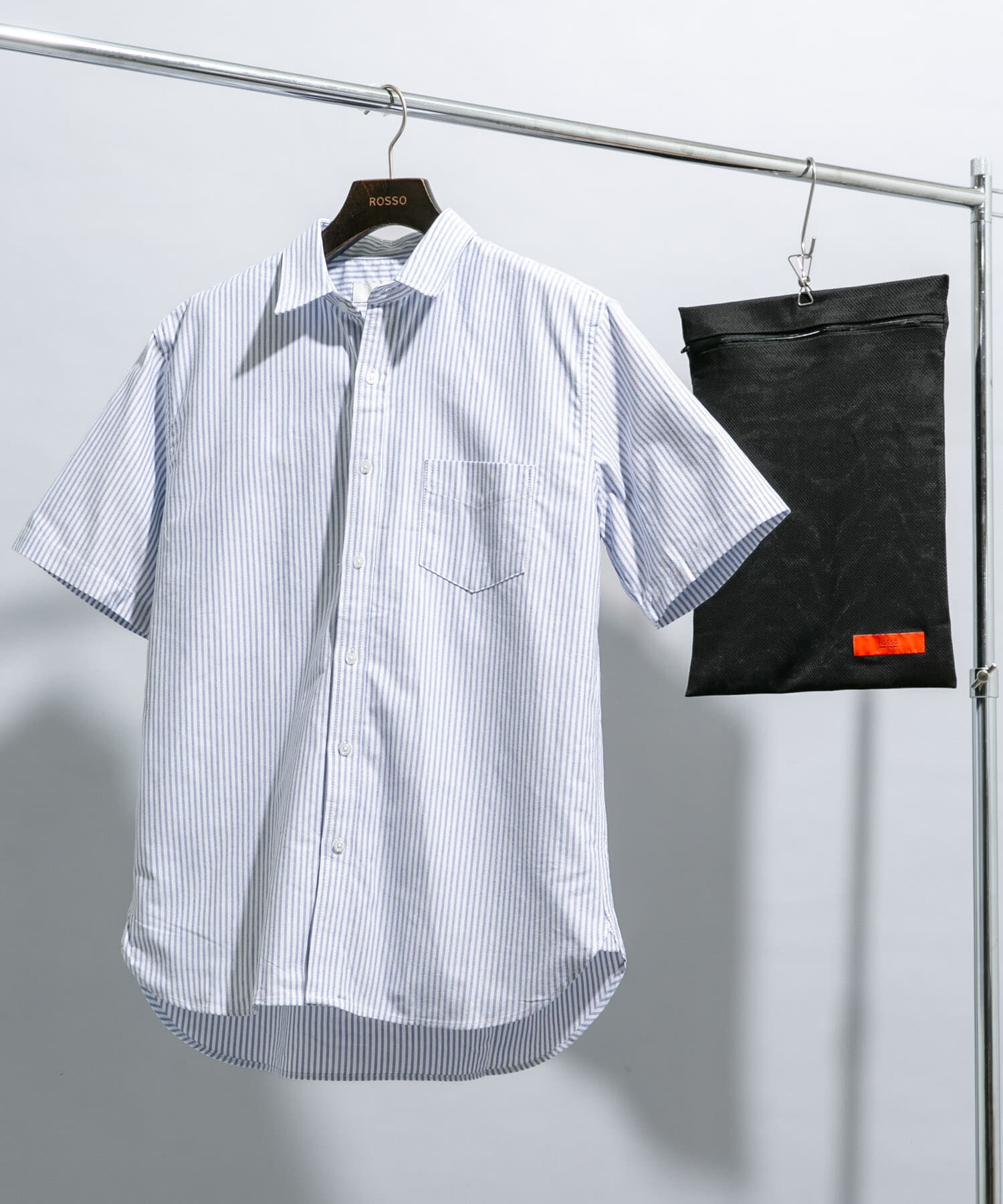 URBAN RESEARCH ROSSO「『WEB限定』『抗菌/消臭』『XXLｻｲｽﾞあり』ﾊｲﾊﾟﾌｫｰﾏﾝｽｵｯｸ」|シャツ・ブラウス|ストライプ