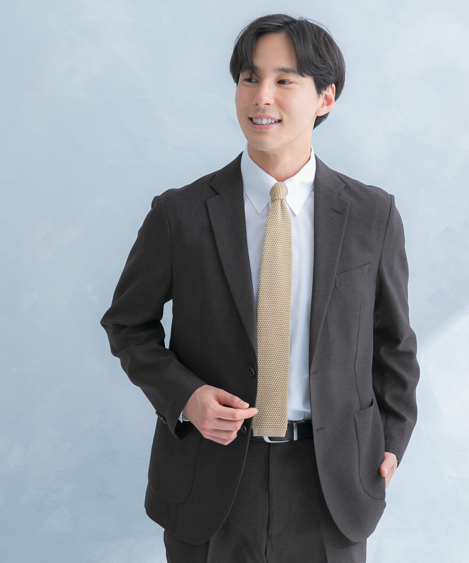 URBAN RESEARCH DOORS「LIFE STYLE TAILOR　リネンライク千鳥柄コンフォータブルジャケット」|その他|