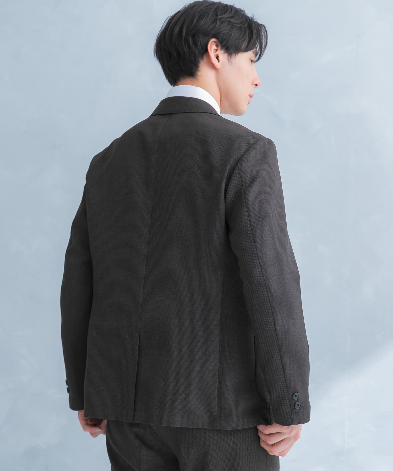 URBAN RESEARCH DOORS「LIFE STYLE TAILOR　リネンライク千鳥柄コンフォータブルジャケット」|その他|