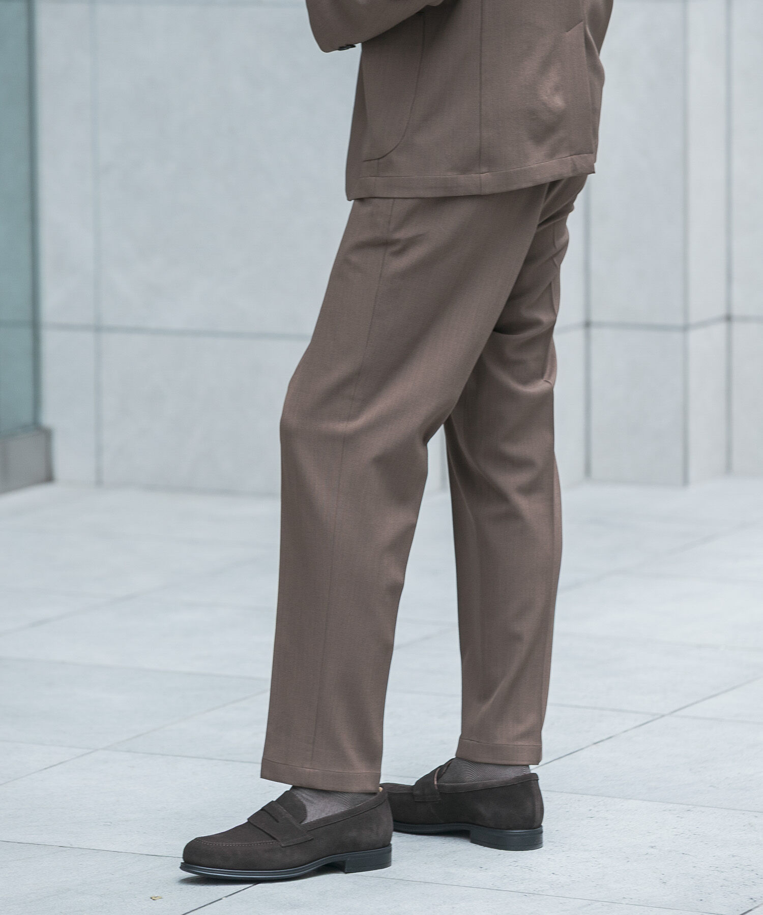 URBAN RESEARCH DOORS「LIFE STYLE TAILOR　4WAYストレッチツイルコンフォータブルパンツ」|その他|キャメル