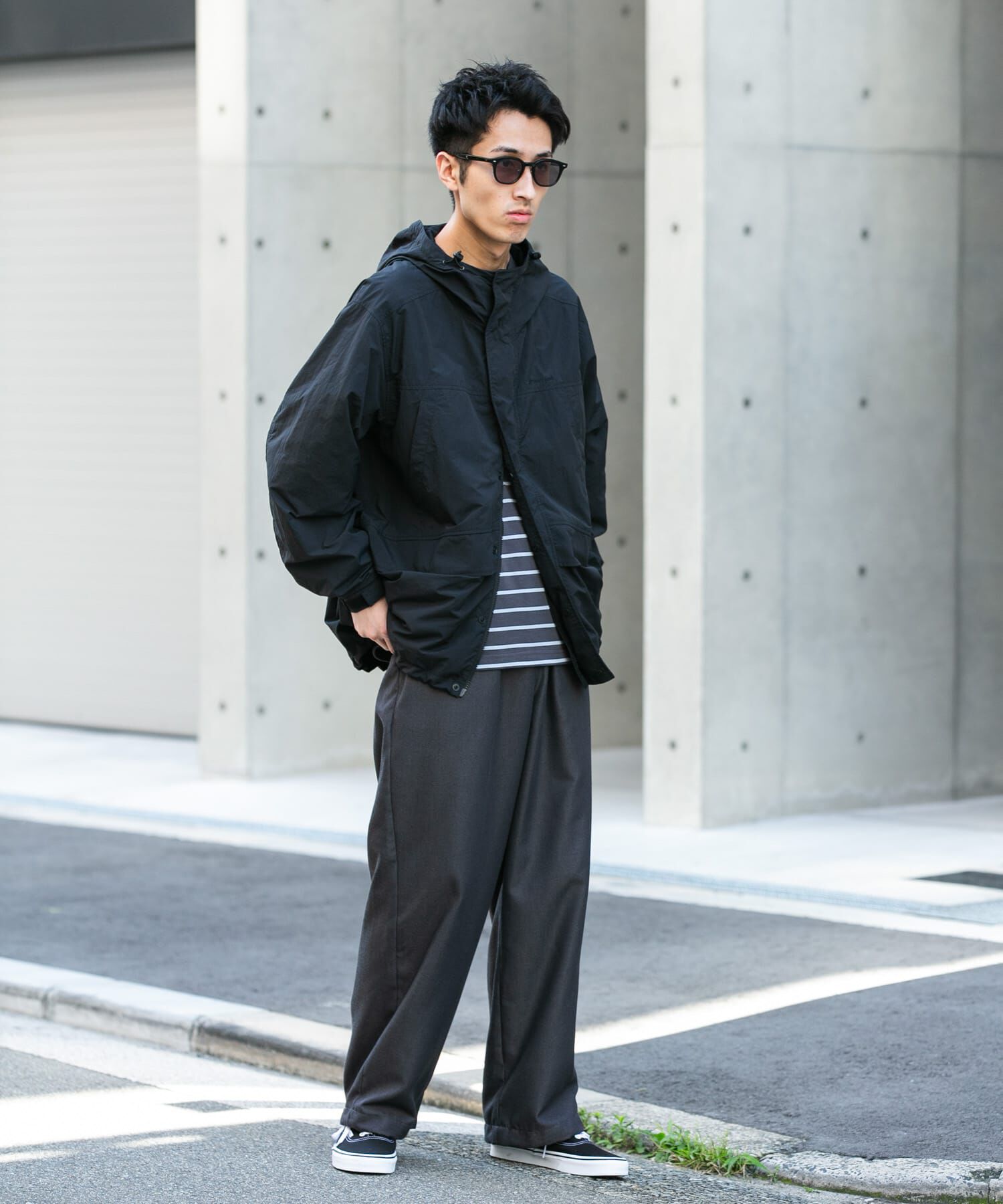 URBAN RESEARCH DOORS「『別注』Snow Peak Apparel&times;DOORS　NYLON TUSSAH PARKA」|ノーカラーコート|
