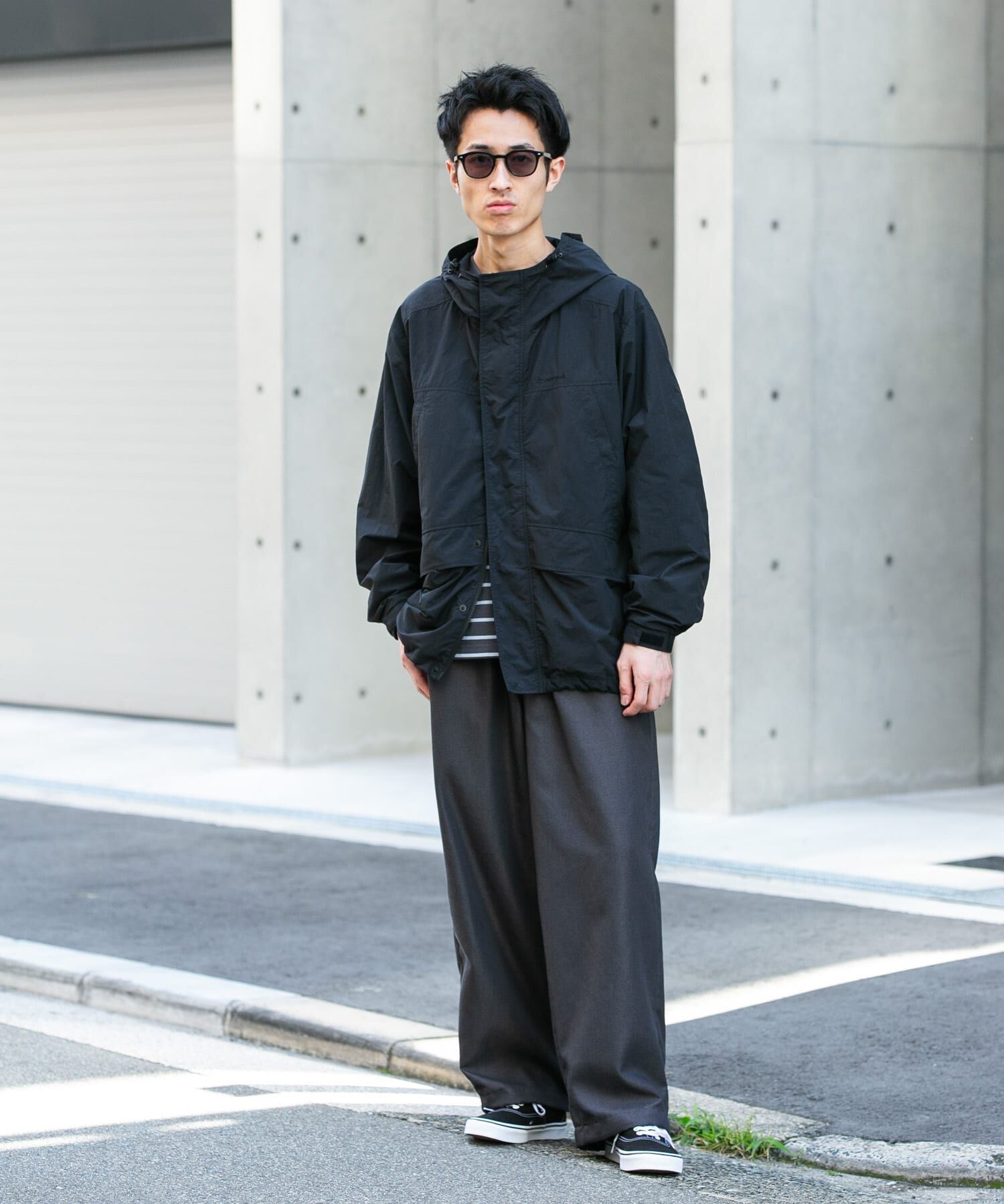 URBAN RESEARCH DOORS「『別注』Snow Peak Apparel&times;DOORS　NYLON TUSSAH PARKA」|ノーカラーコート|