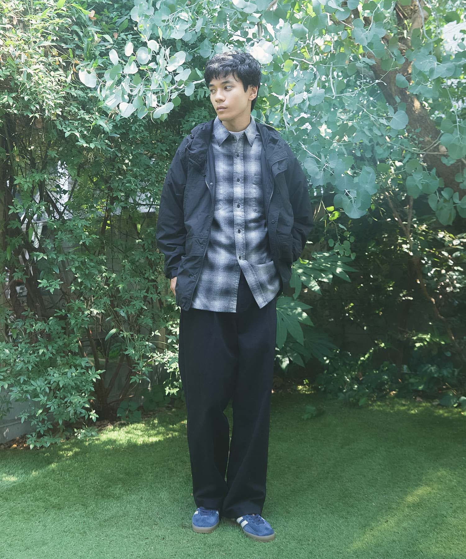 URBAN RESEARCH DOORS「『別注』Snow Peak Apparel&times;DOORS　NYLON TUSSAH PARKA」|ノーカラーコート|