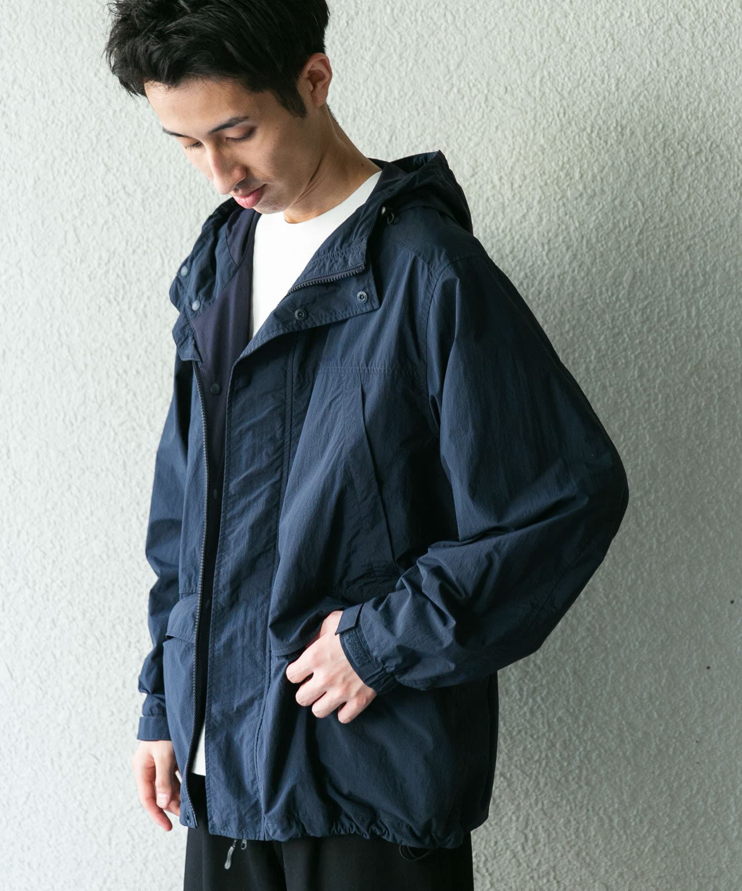 URBAN RESEARCH DOORS「『別注』Snow Peak Apparel&times;DOORS　NYLON TUSSAH PARKA」|ノーカラーコート|