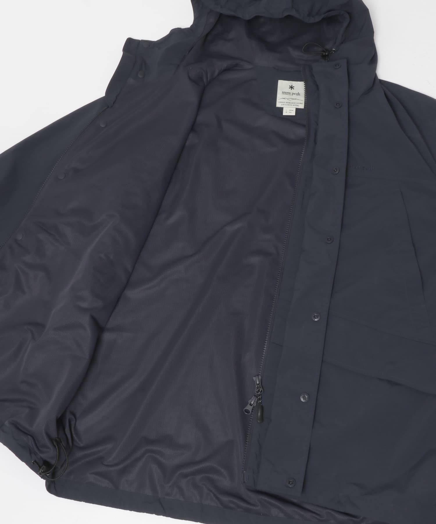 URBAN RESEARCH DOORS「『別注』Snow Peak Apparel&times;DOORS　NYLON TUSSAH PARKA」|ノーカラーコート|
