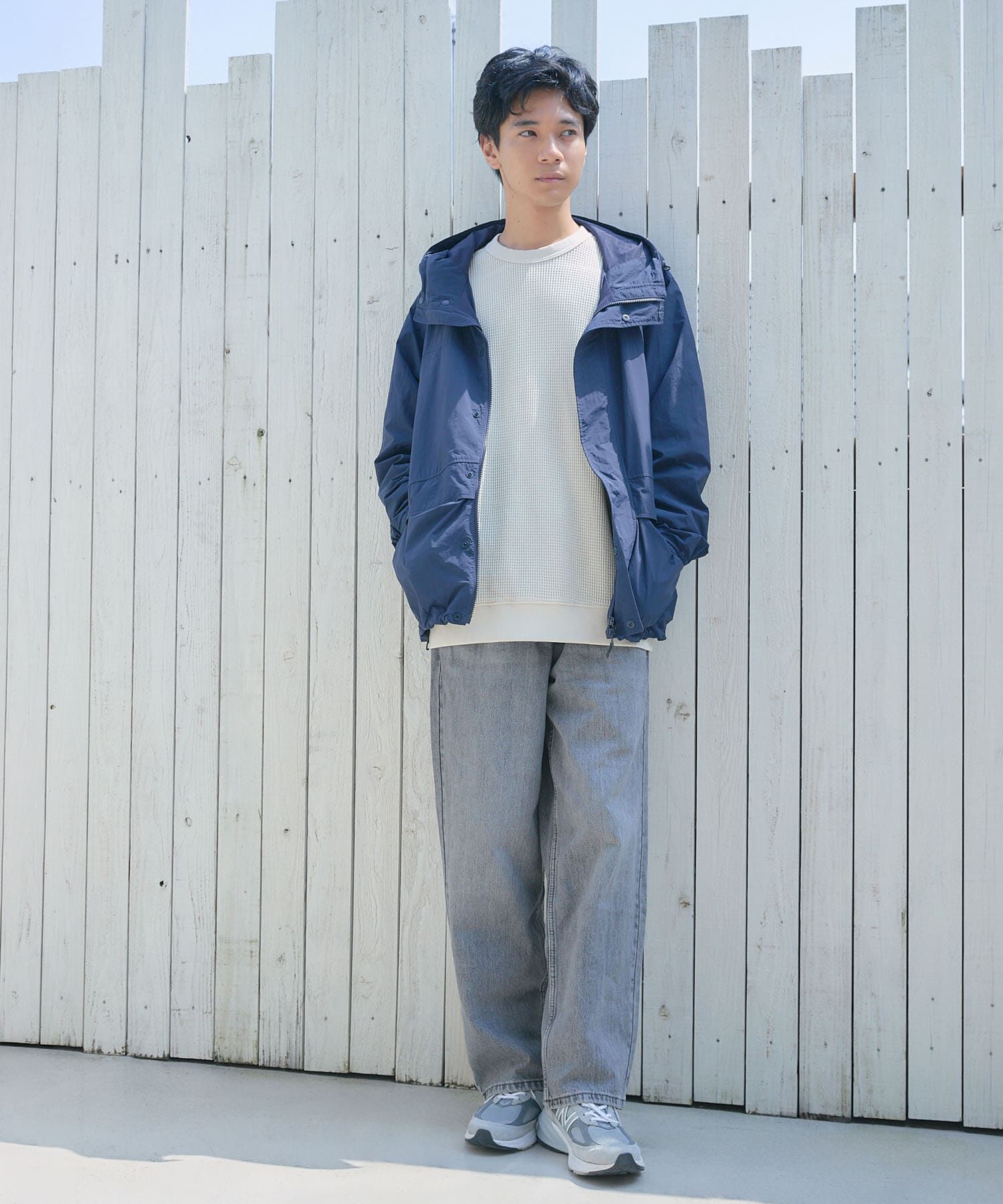 URBAN RESEARCH DOORS「『別注』Snow Peak Apparel&times;DOORS　NYLON TUSSAH PARKA」|ノーカラーコート|