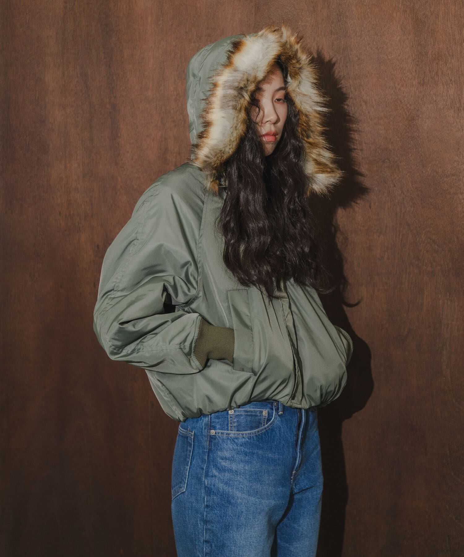 URBAN RESEARCH「『別注』TICCA&times;URBAN RESEARCH　ショートN2Bジャケット」|ダウン|