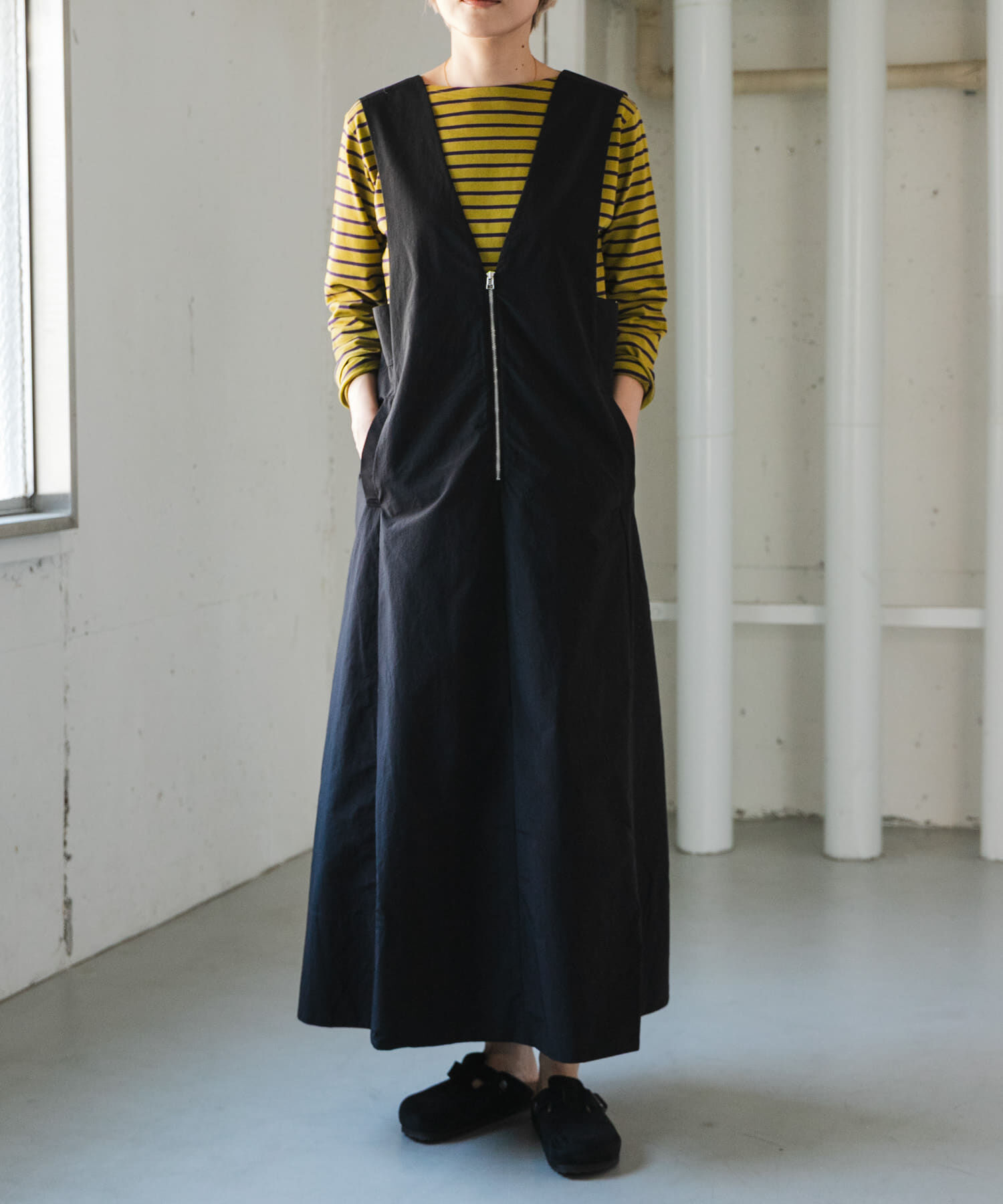 URBAN RESEARCH DOORS「FORK&SPOON　ナイロンテントワンピース」|ワンピース|
