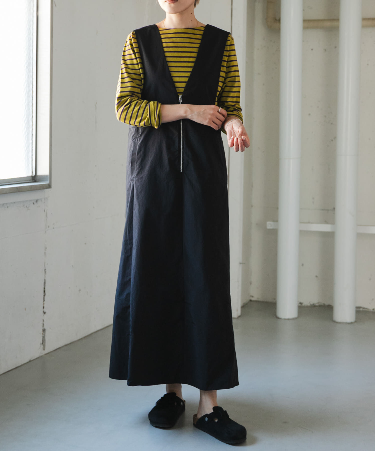 URBAN RESEARCH DOORS「FORK&SPOON　ナイロンテントワンピース」|ワンピース|