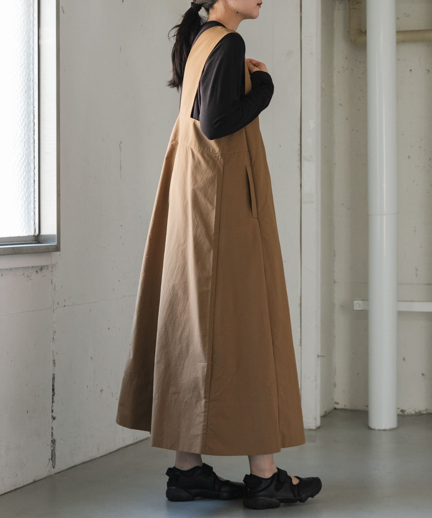 URBAN RESEARCH DOORS「FORK&SPOON　ナイロンテントワンピース」|ワンピース|