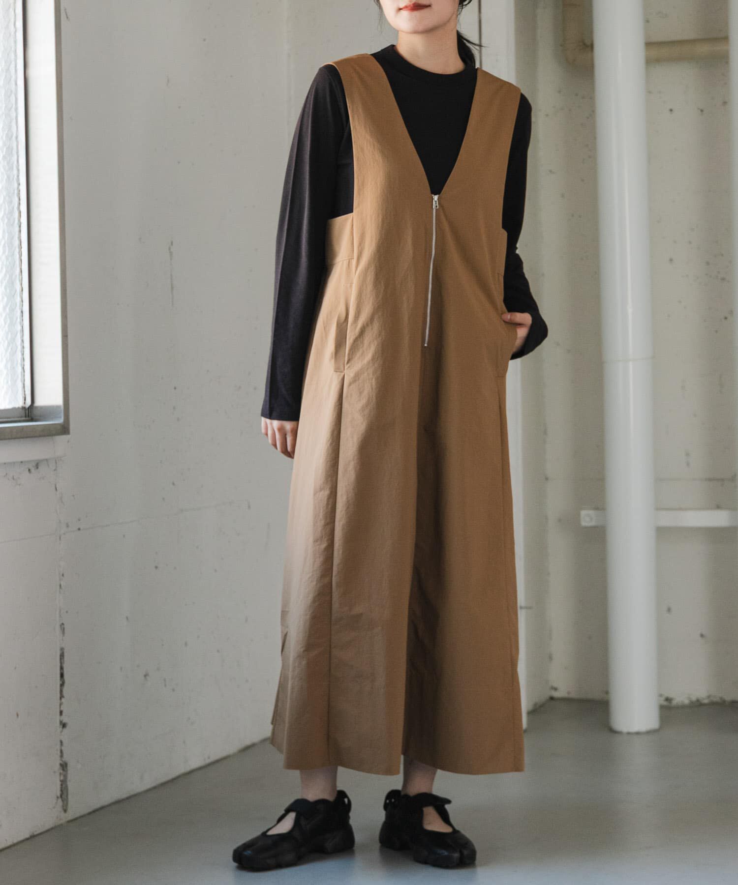 URBAN RESEARCH DOORS「FORK&SPOON　ナイロンテントワンピース」|ワンピース|