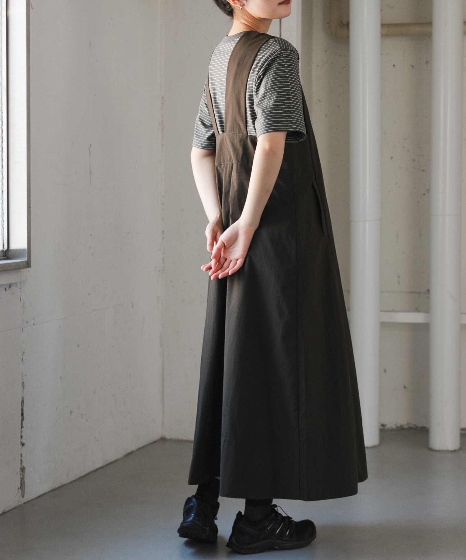 URBAN RESEARCH DOORS「FORK&SPOON　ナイロンテントワンピース」|ワンピース|