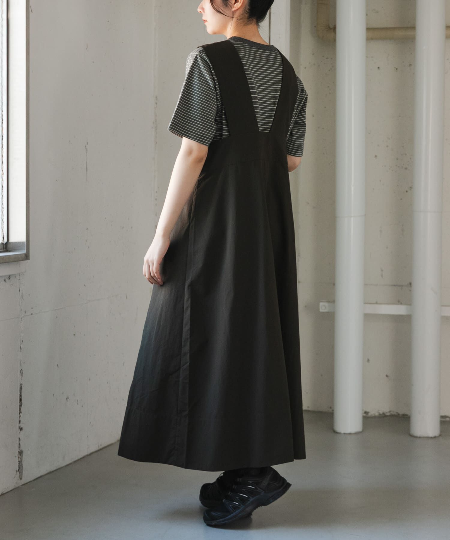 URBAN RESEARCH DOORS「FORK&SPOON　ナイロンテントワンピース」|ワンピース|