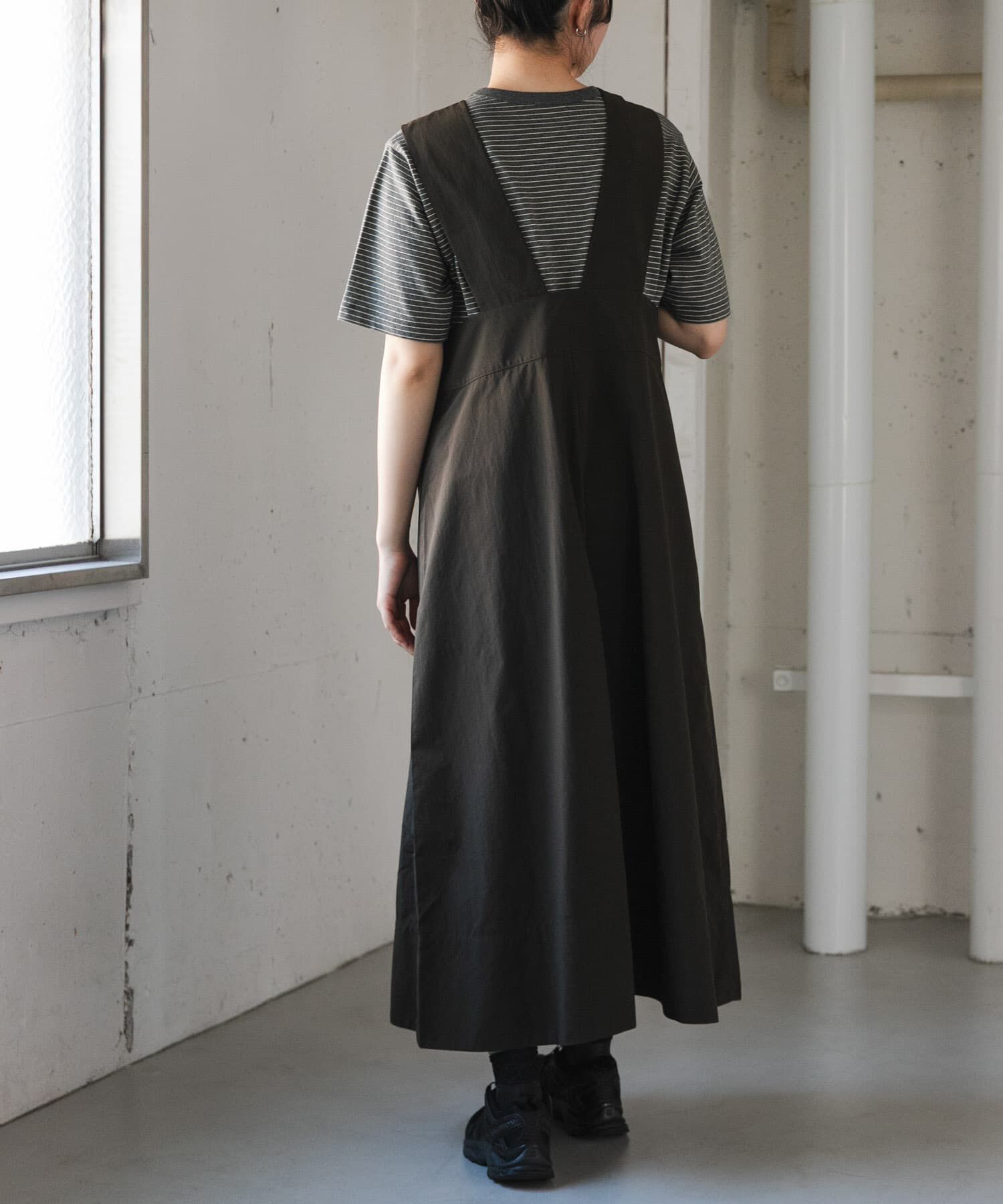 URBAN RESEARCH DOORS「FORK&SPOON　ナイロンテントワンピース」|ワンピース|