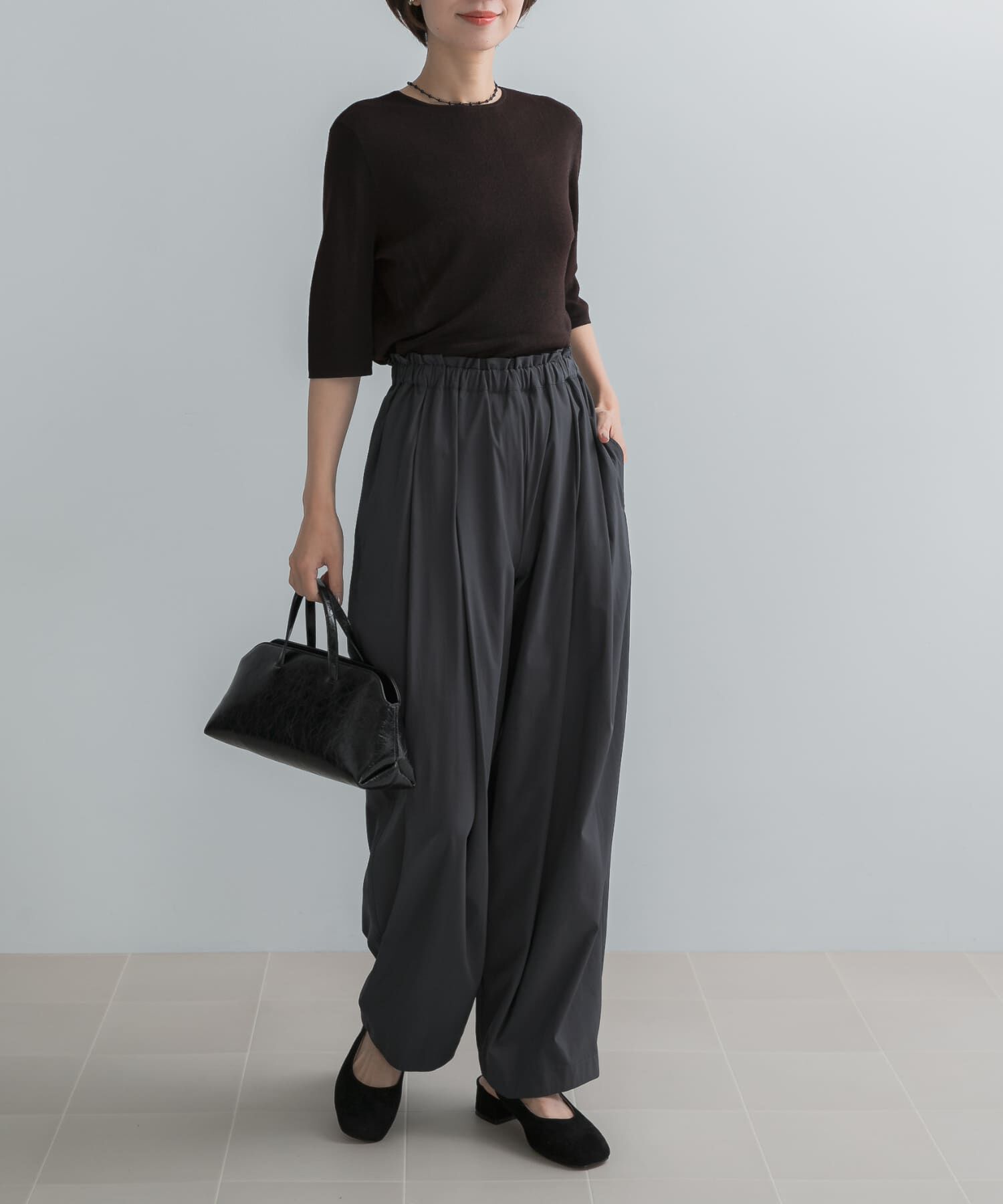 URBAN RESEARCH ROSSO「ELENDEEK　EASY TUCK COCOON PANTS」|その他|