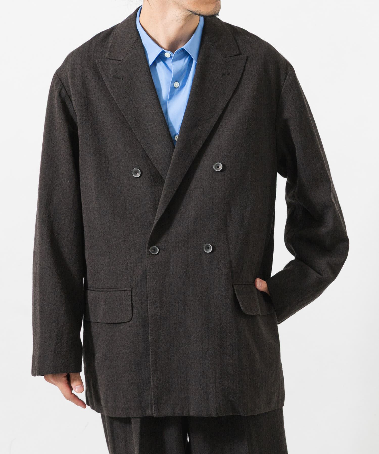 URBAN RESEARCH「new basic　WOOL SILK LINEN DOUBLE JACKET」|その他|