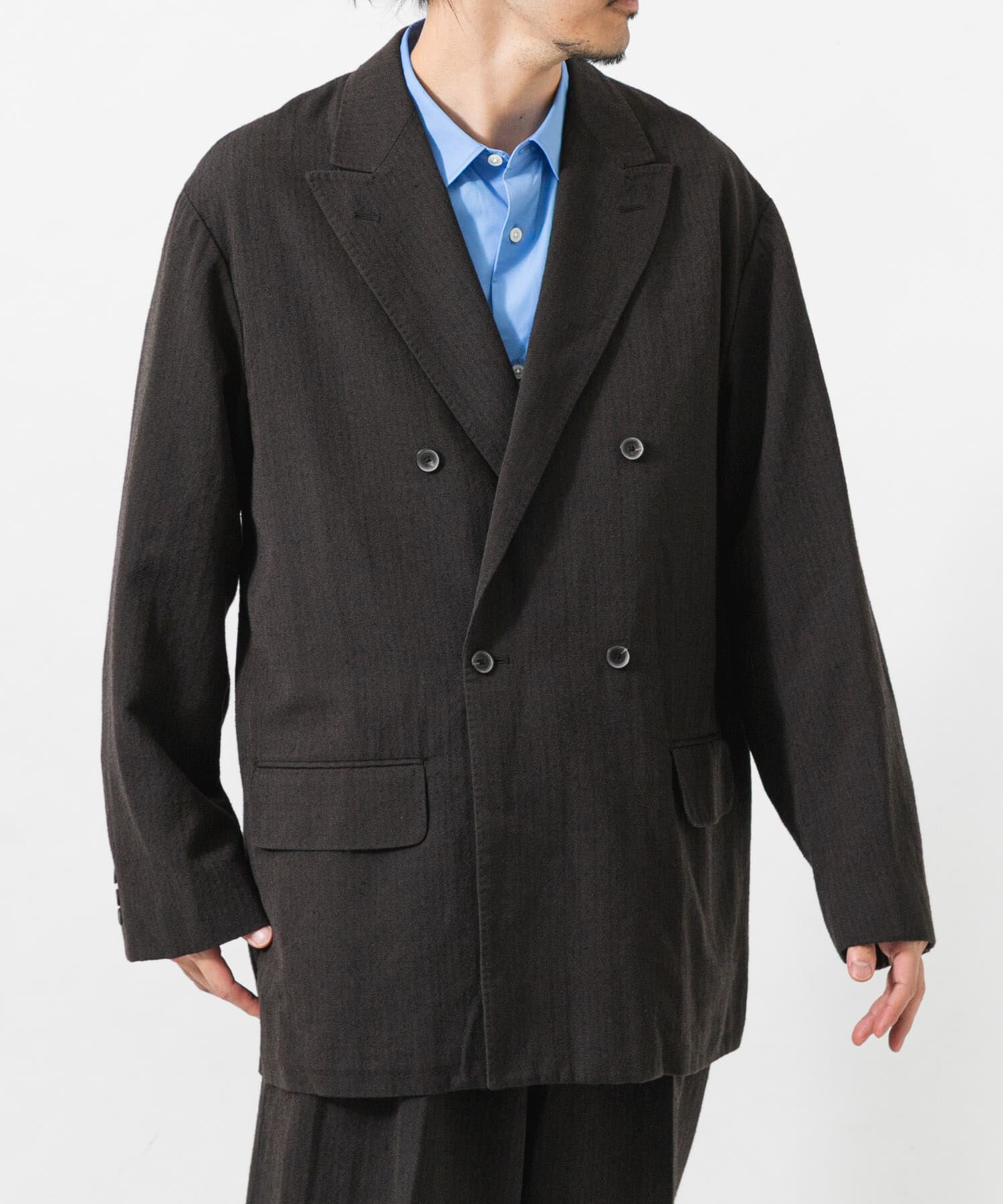 URBAN RESEARCH「new basic　WOOL SILK LINEN DOUBLE JACKET」|その他|