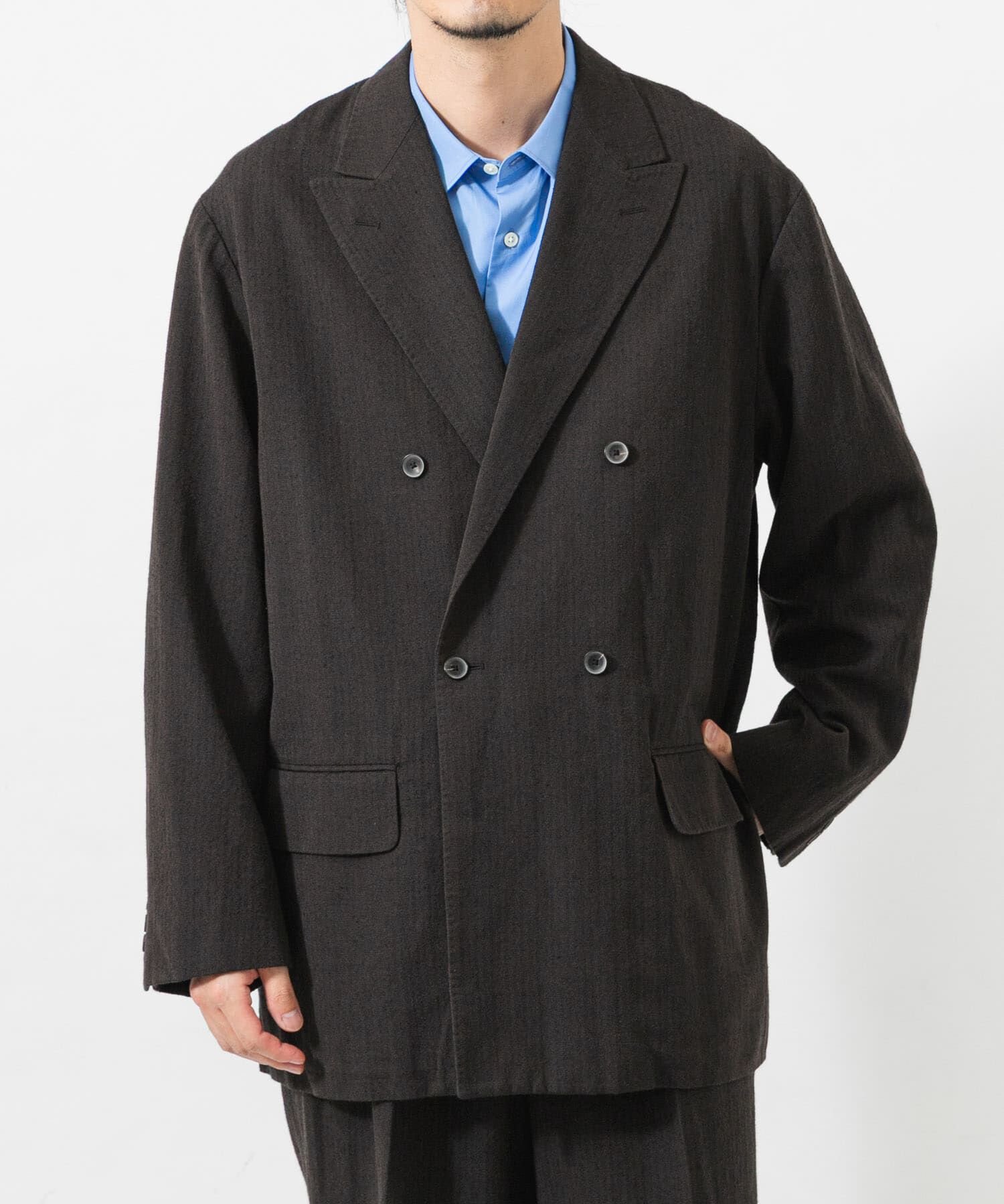 URBAN RESEARCH「new basic　WOOL SILK LINEN DOUBLE JACKET」|その他|
