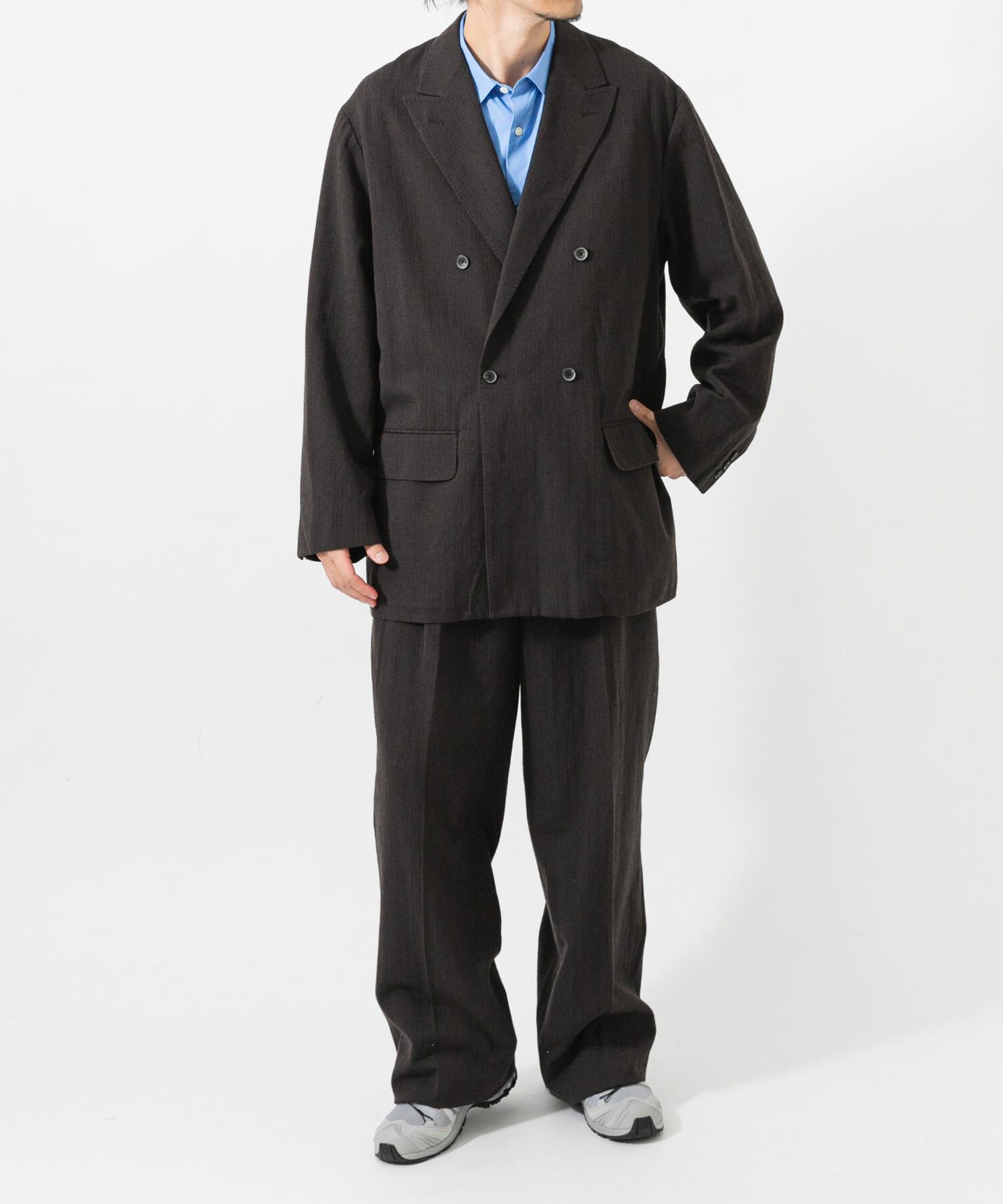 URBAN RESEARCH「new basic　WOOL SILK LINEN DOUBLE JACKET」|その他|