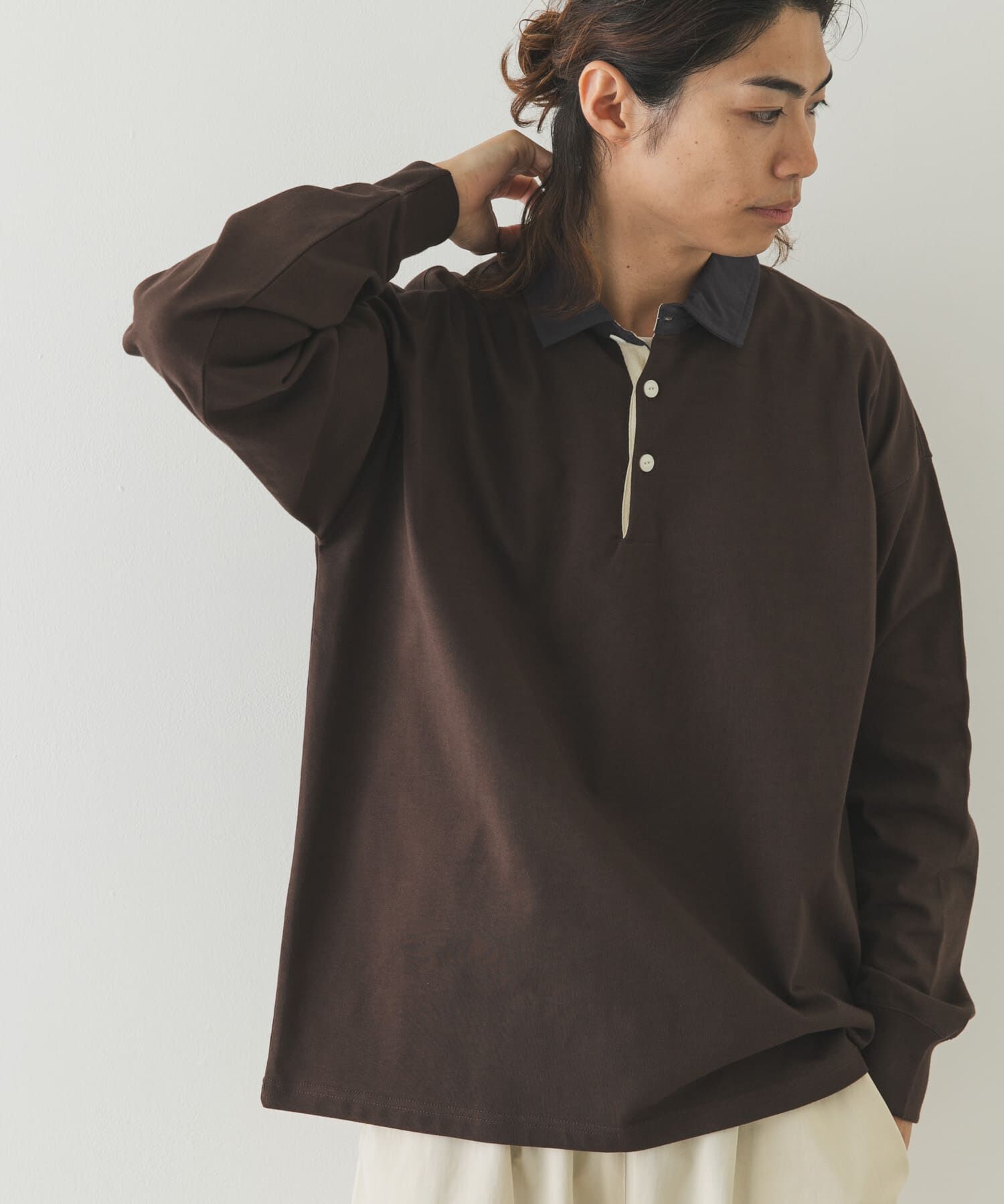 Sonny Label 「ラグビーカラーロングスリーブシャツ」|Tシャツ・カットソー|