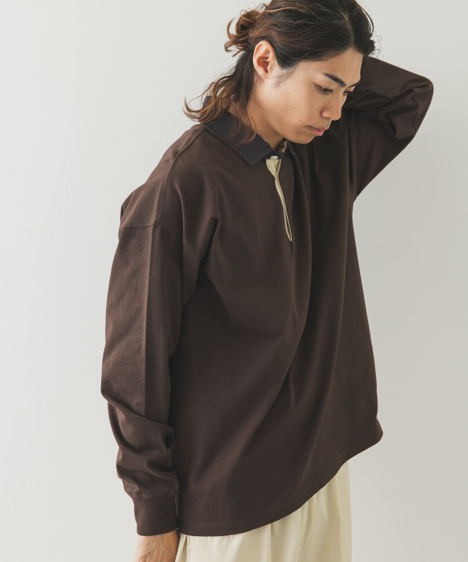 Sonny Label 「ラグビーカラーロングスリーブシャツ」|Tシャツ・カットソー|