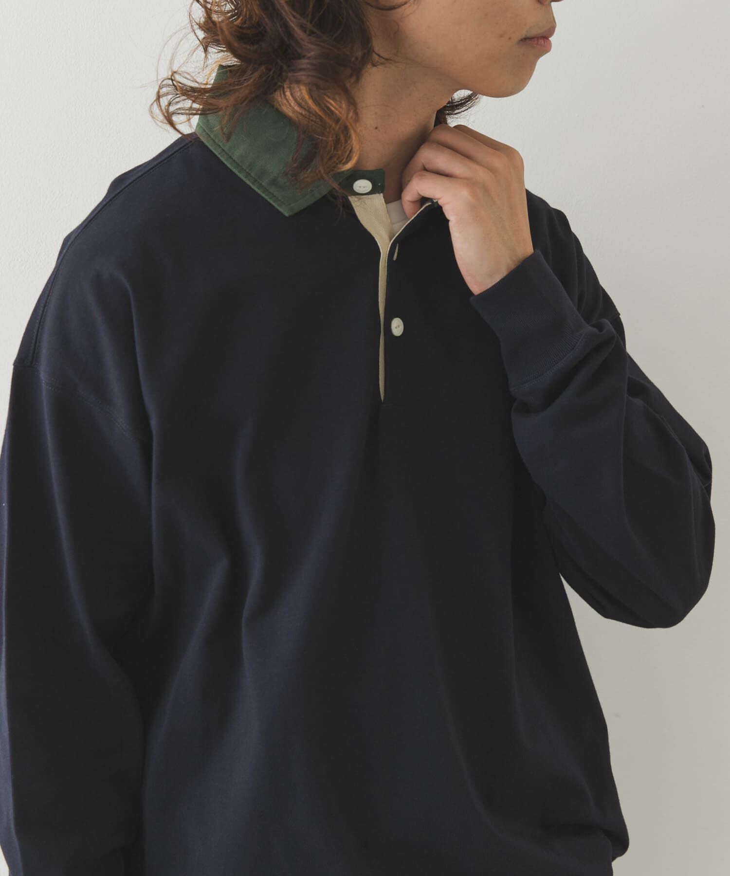 Sonny Label 「ラグビーカラーロングスリーブシャツ」|Tシャツ・カットソー|