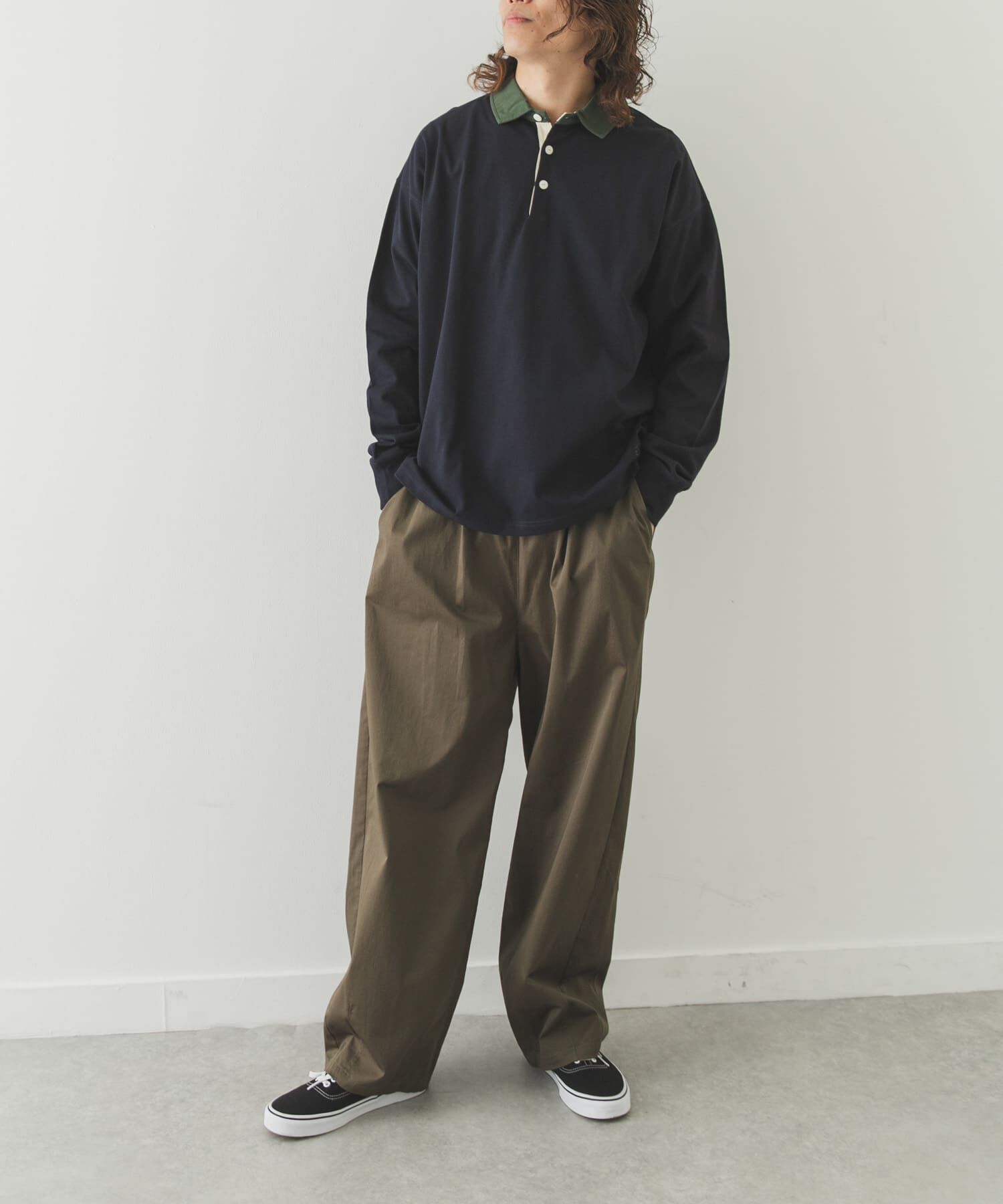 Sonny Label 「ラグビーカラーロングスリーブシャツ」|Tシャツ・カットソー|