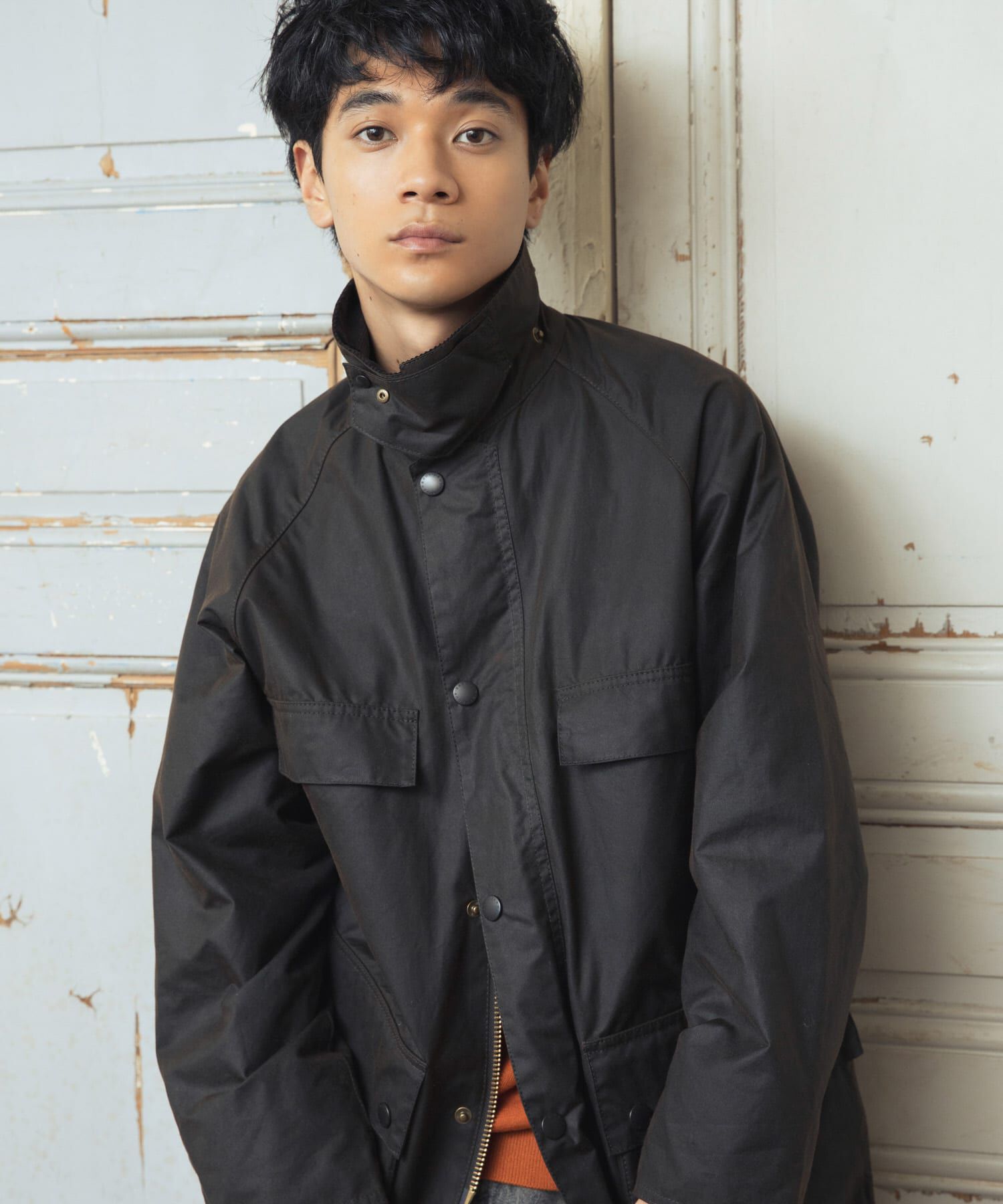URBAN RESEARCH DOORS「Barbour　EXCLUSIVE SUGARLUMPBEDALE」|ノーカラーコート|