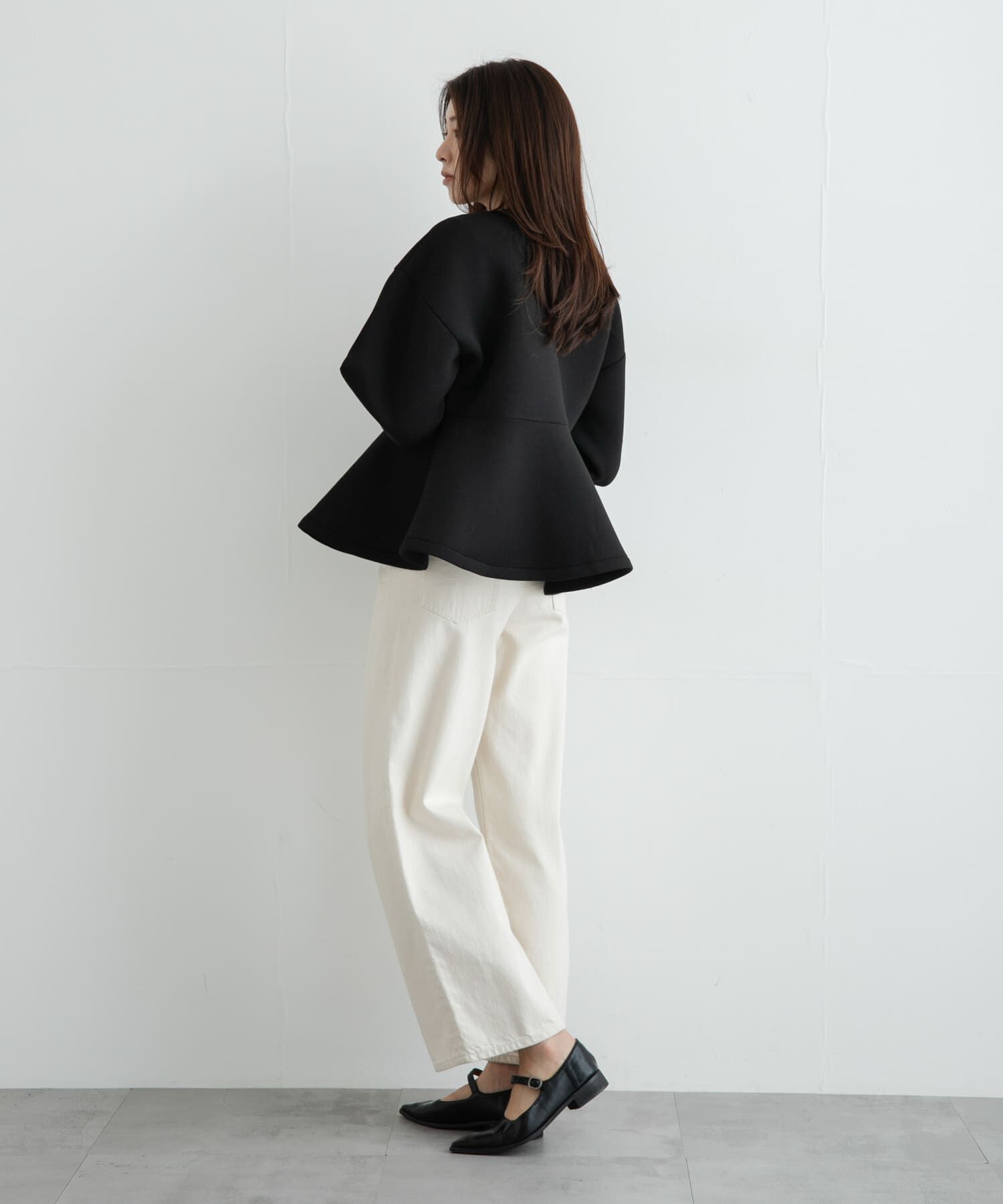 Sonny Label 「『WEB限定』ダンボールペプラムブルゾン」|ブルゾン・スタジャン|