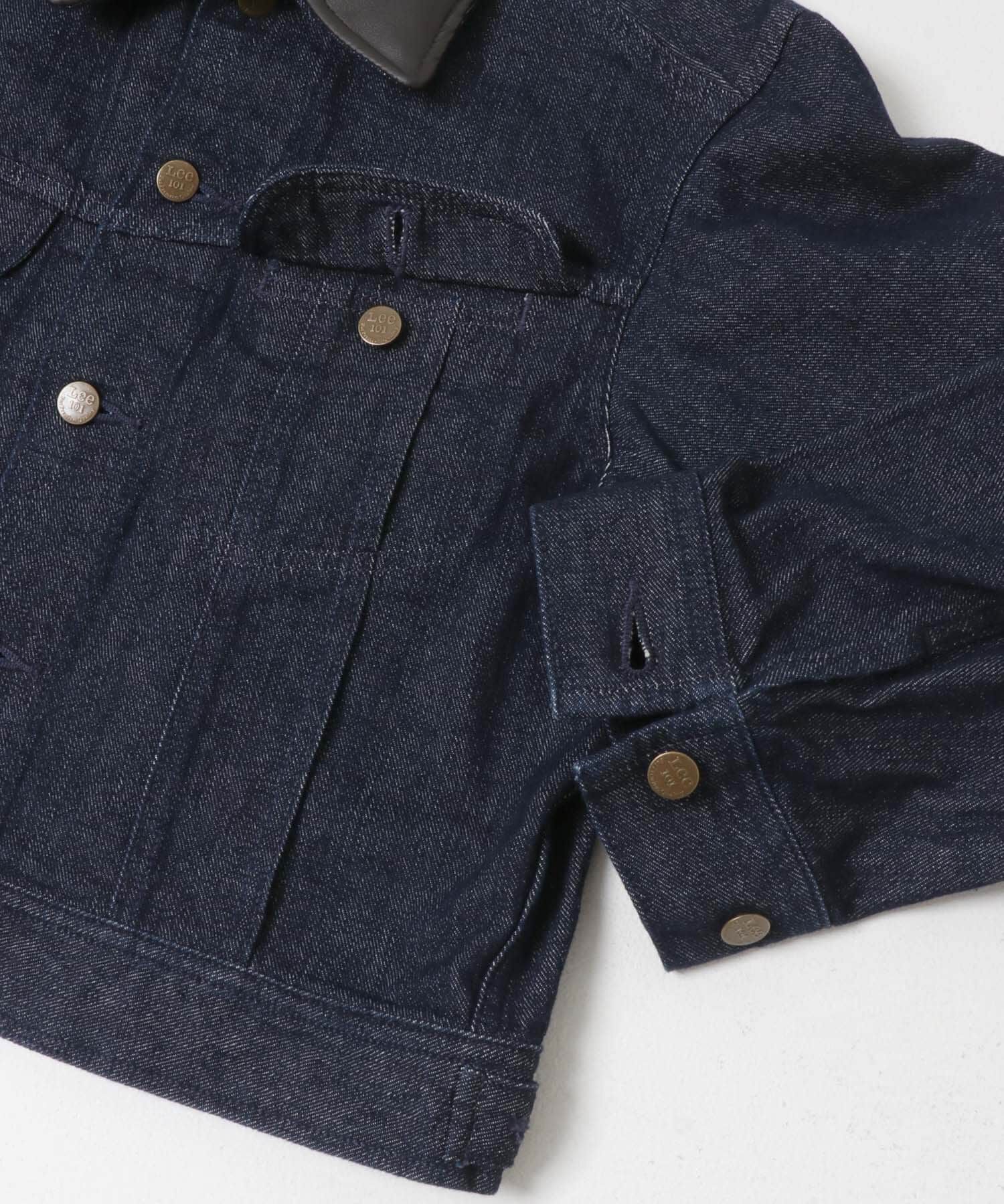 URBAN RESEARCH ROSSO「『別注』Lee&times;ROSSO　2WAY COLLAR SHORT JACKET」|デニムジャケット|