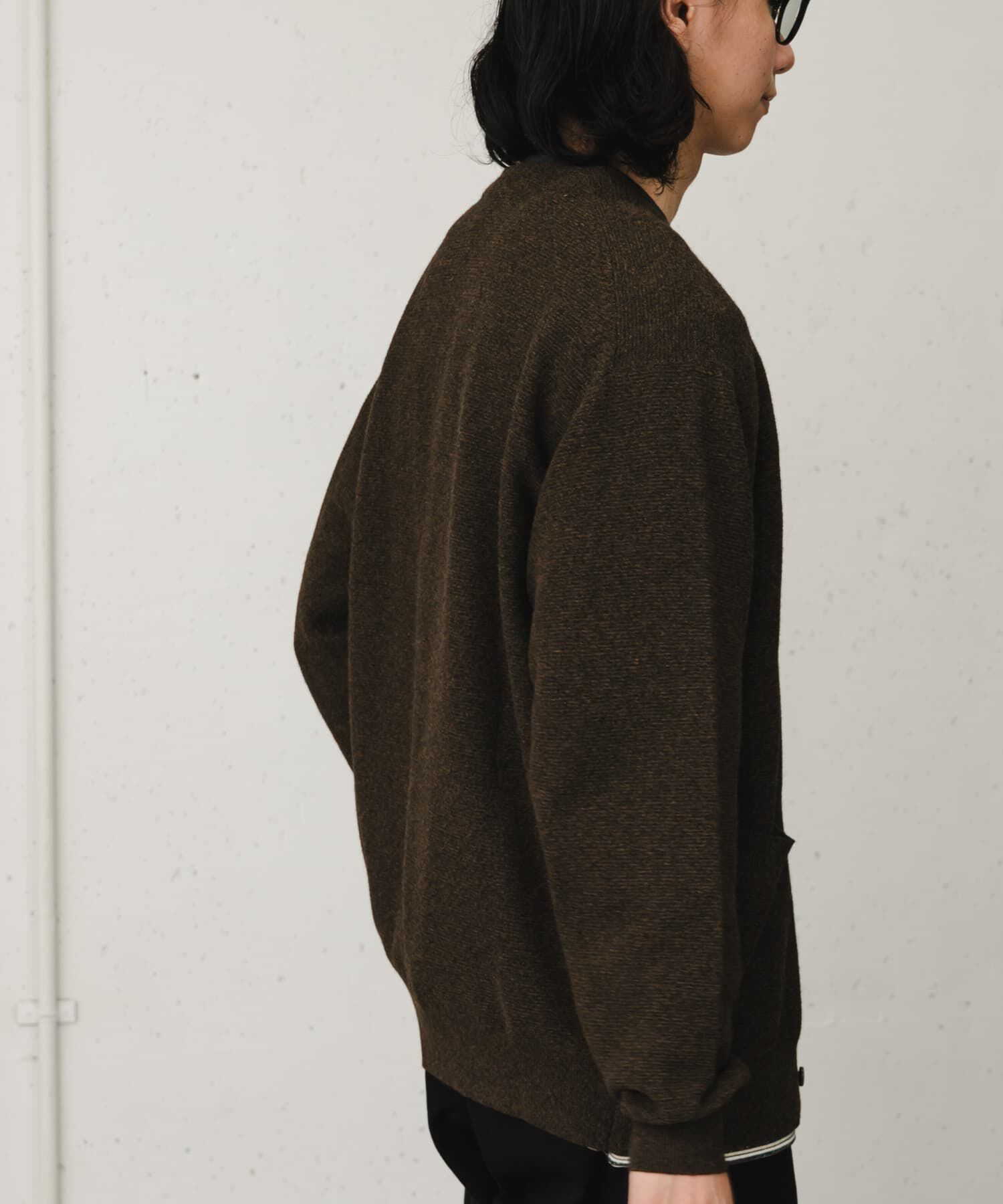 URBAN RESEARCH DOORS「FORK&SPOON　PROVORONE Vネックカーディガン」|カーディガン|