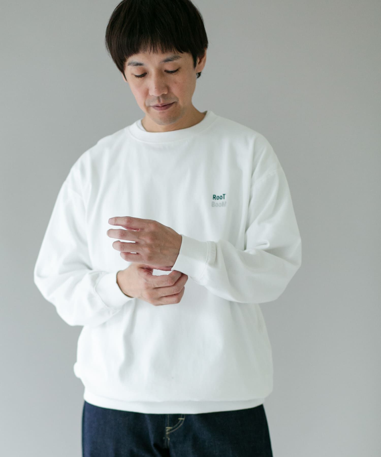 URBAN RESEARCH DOORS「GROW ORGANIC スウェットロングスリーブTシャツ」|Tシャツ・カットソー|