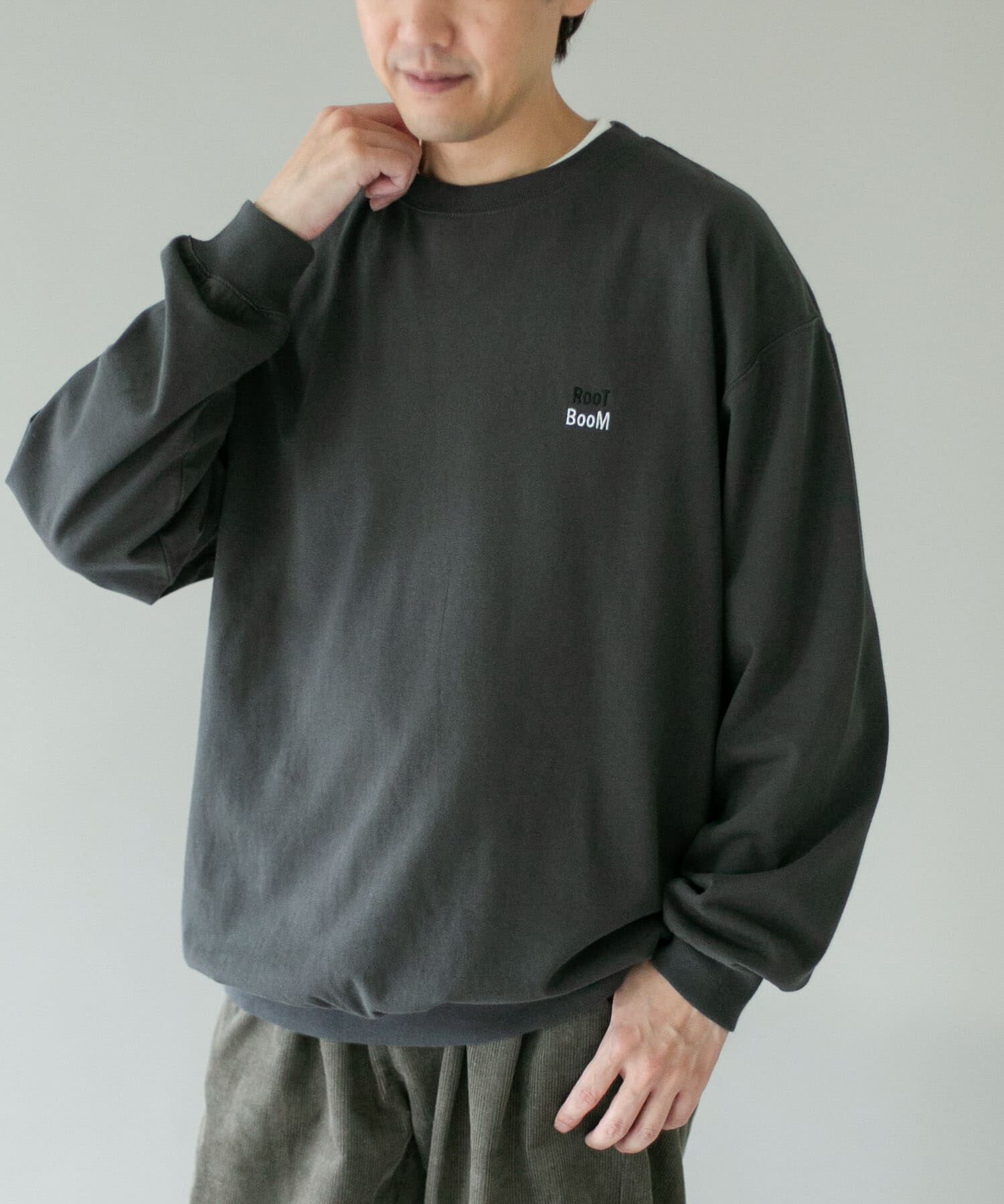 URBAN RESEARCH DOORS「GROW ORGANIC スウェットロングスリーブTシャツ」|Tシャツ・カットソー|