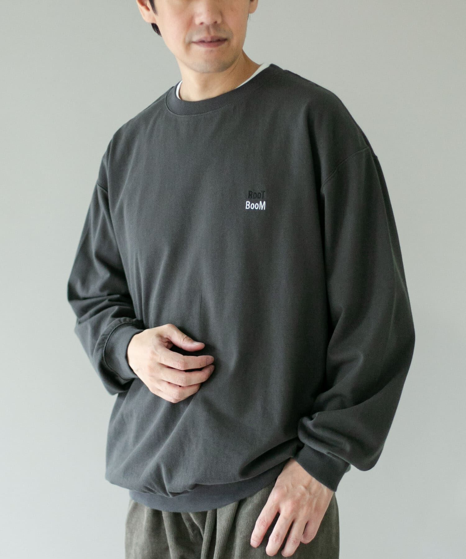 URBAN RESEARCH DOORS「GROW ORGANIC スウェットロングスリーブTシャツ」|Tシャツ・カットソー|