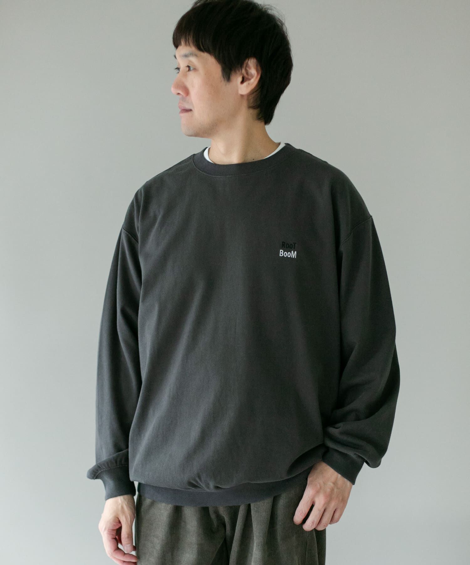 URBAN RESEARCH DOORS「GROW ORGANIC スウェットロングスリーブTシャツ」|Tシャツ・カットソー|