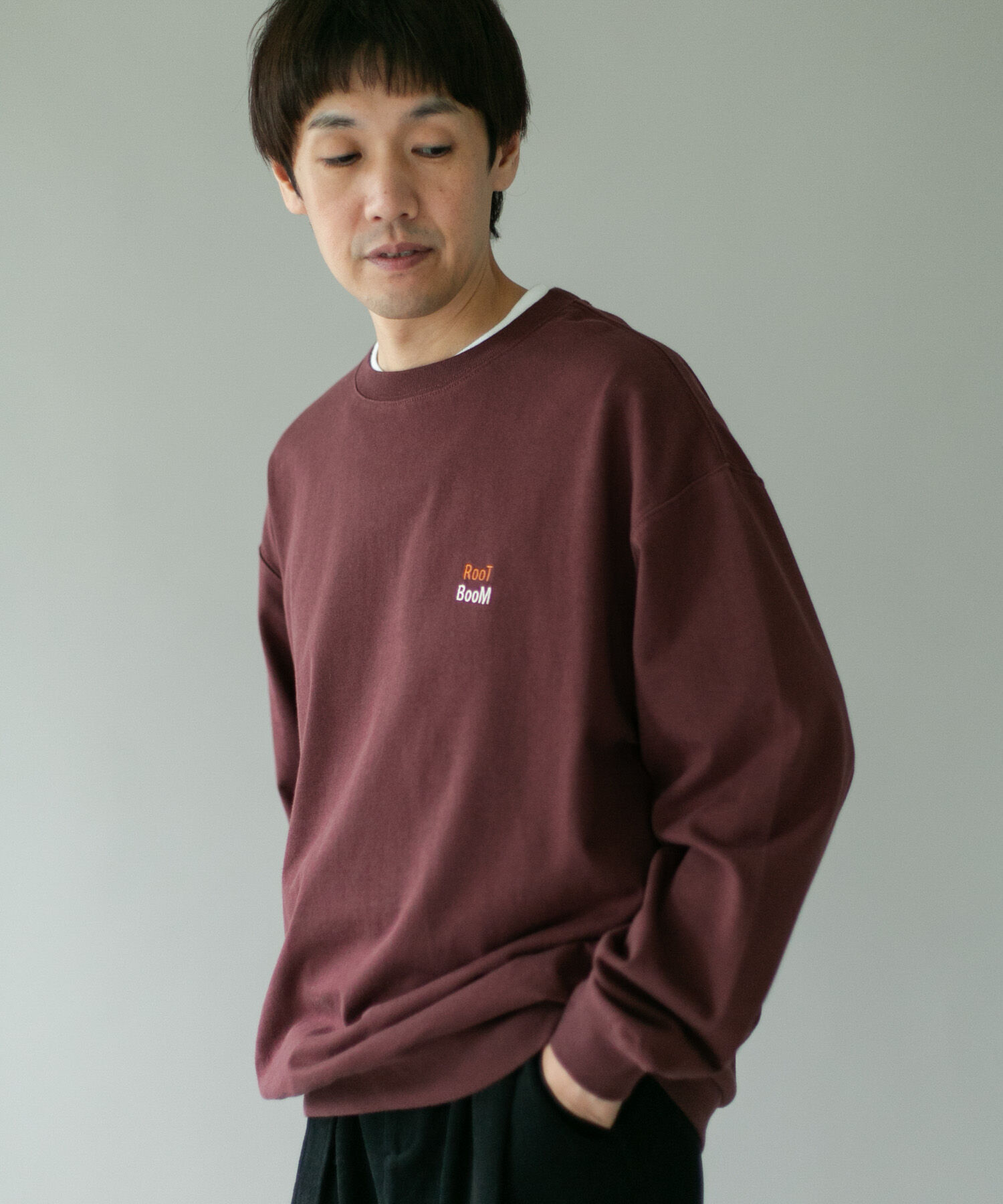 URBAN RESEARCH DOORS「GROW ORGANIC スウェットロングスリーブTシャツ」|Tシャツ・カットソー|