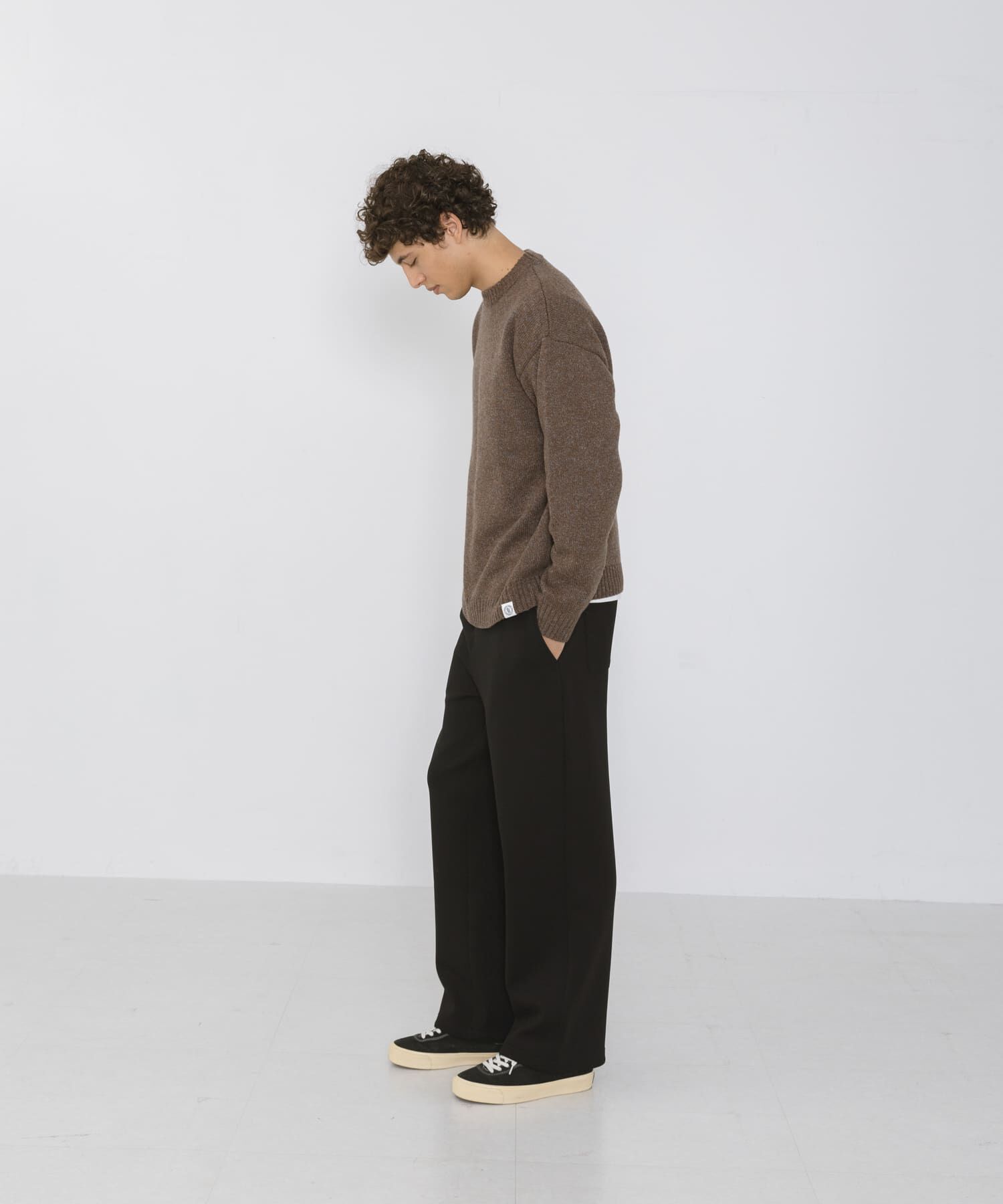 Sonny Label 「ウール混クルーネックニットプルオーバー」|ニット・セーター|