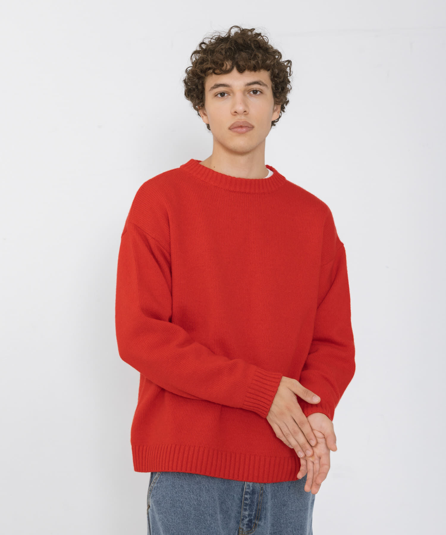 Sonny Label 「ウール混クルーネックニットプルオーバー」|ニット・セーター|