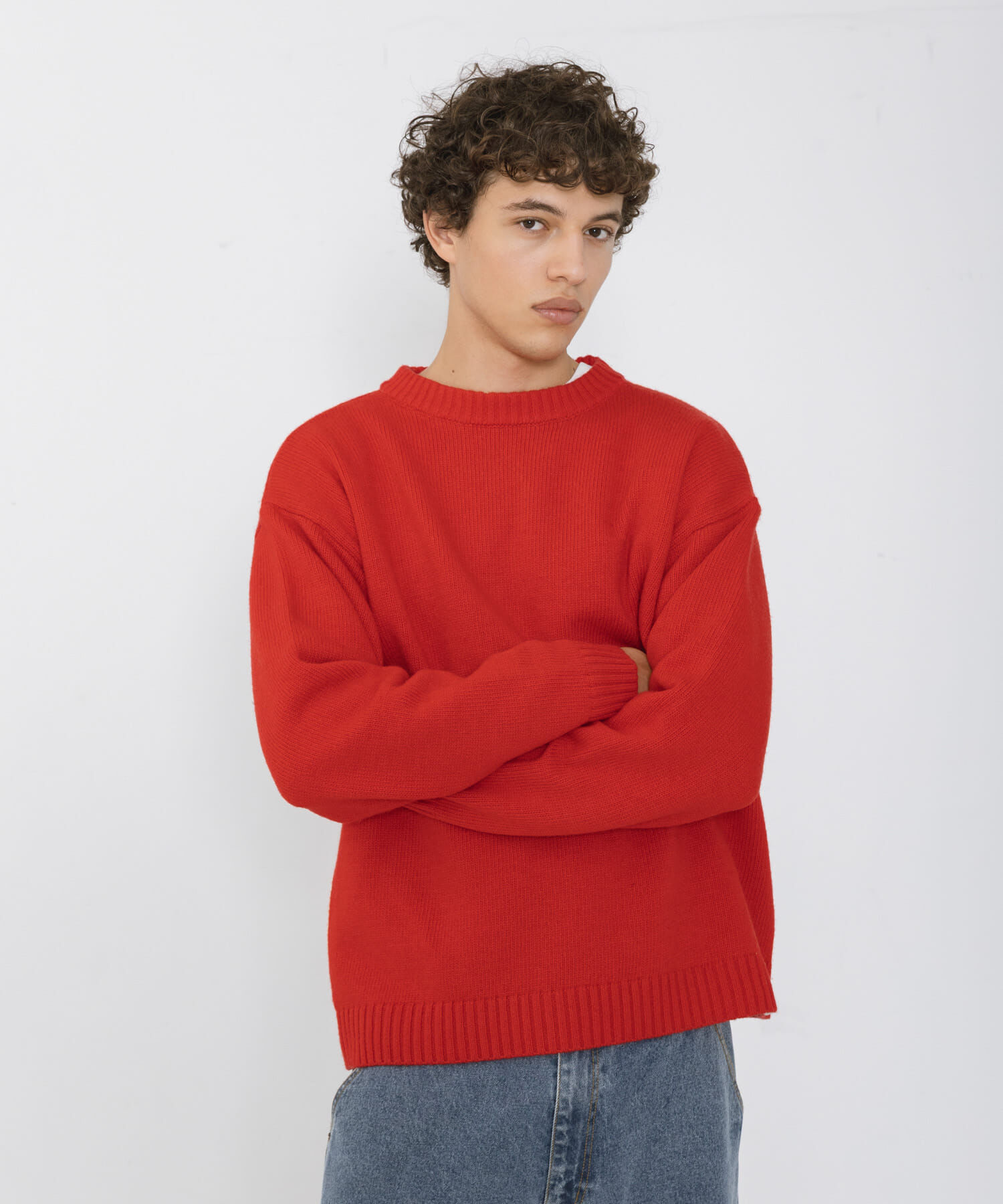 Sonny Label 「ウール混クルーネックニットプルオーバー」|ニット・セーター|