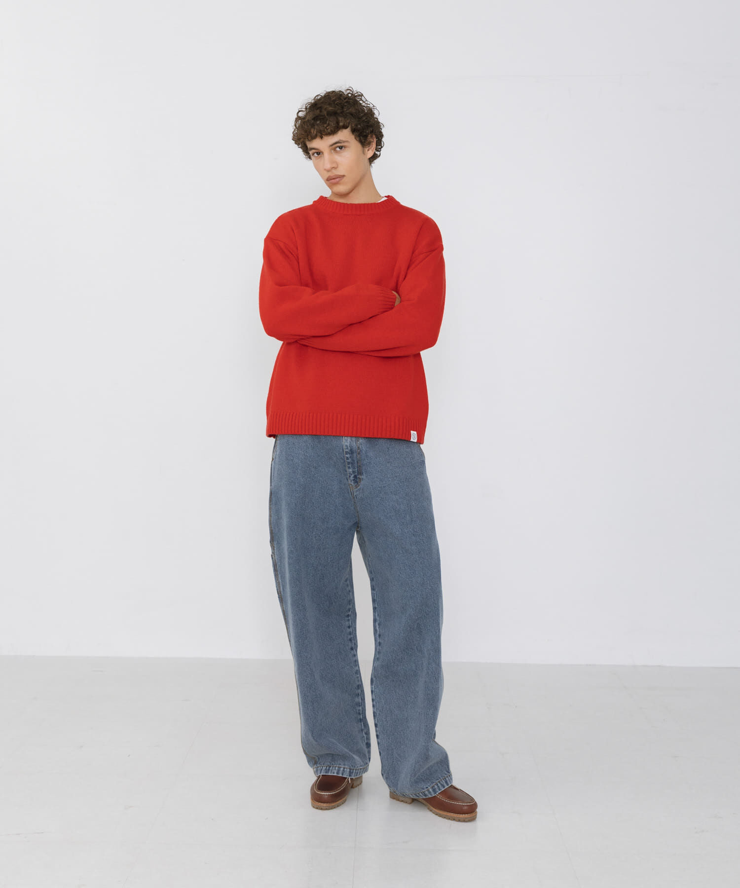 Sonny Label 「ウール混クルーネックニットプルオーバー」|ニット・セーター|