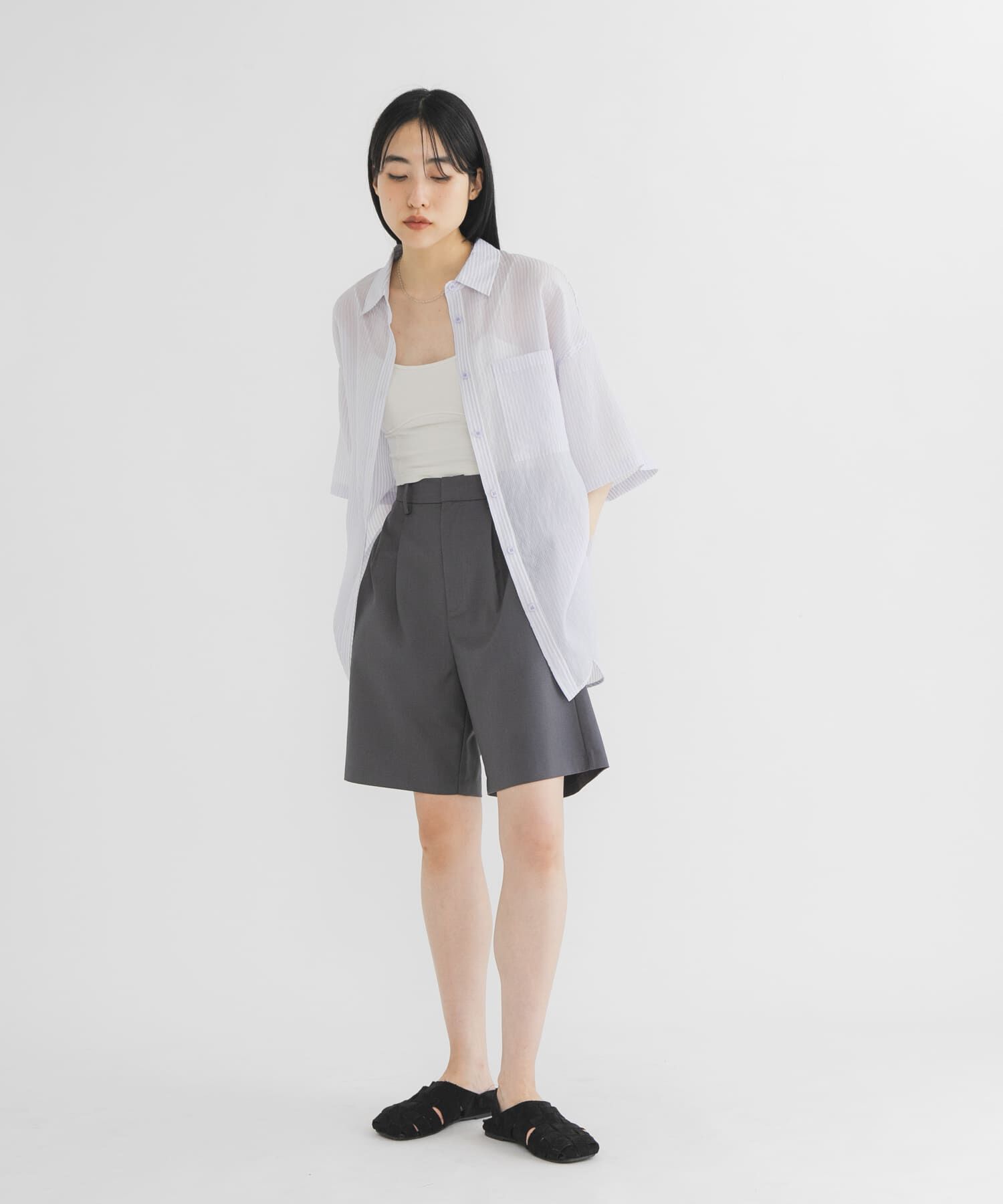  「ダブルタックショートパンツ」|その他|