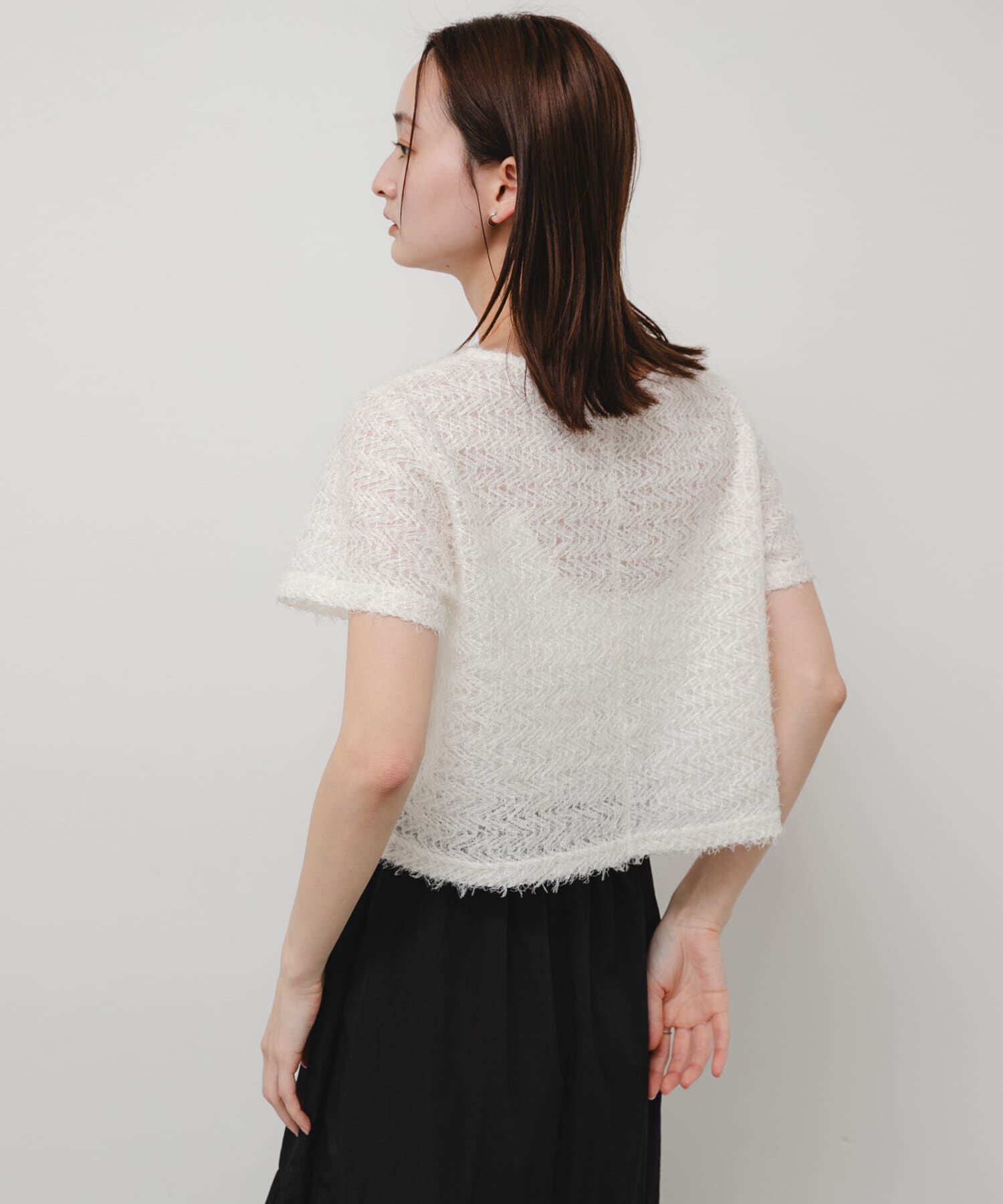 SENSE OF PLACE by URBAN RESEARCH「レースフェザーカットトップ」|Tシャツ・カットソー|
