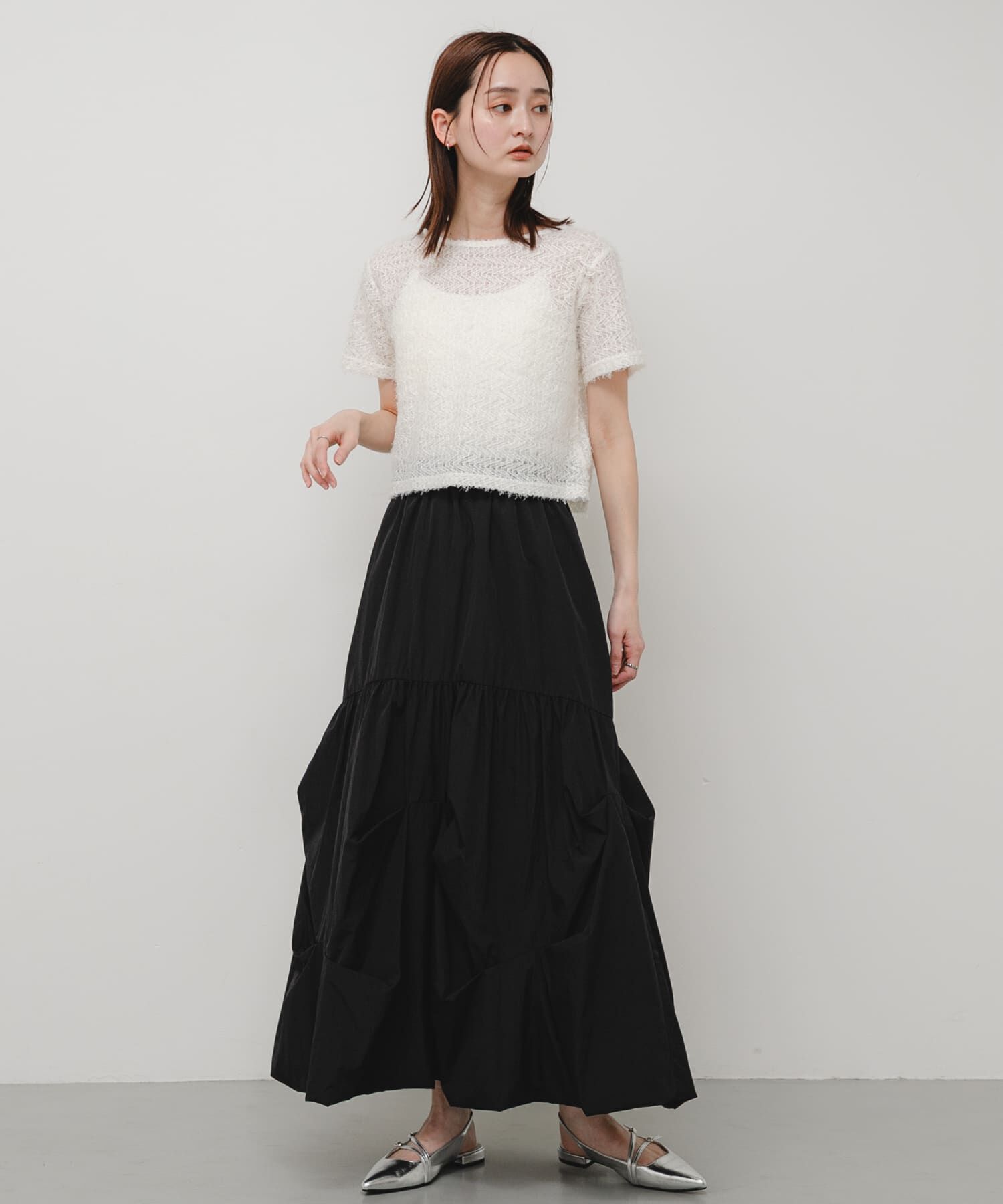 SENSE OF PLACE by URBAN RESEARCH「レースフェザーカットトップ」|Tシャツ・カットソー|