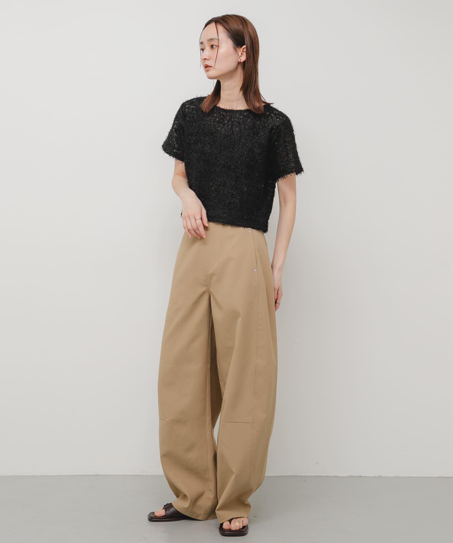 SENSE OF PLACE by URBAN RESEARCH「レースフェザーカットトップ」|Tシャツ・カットソー|