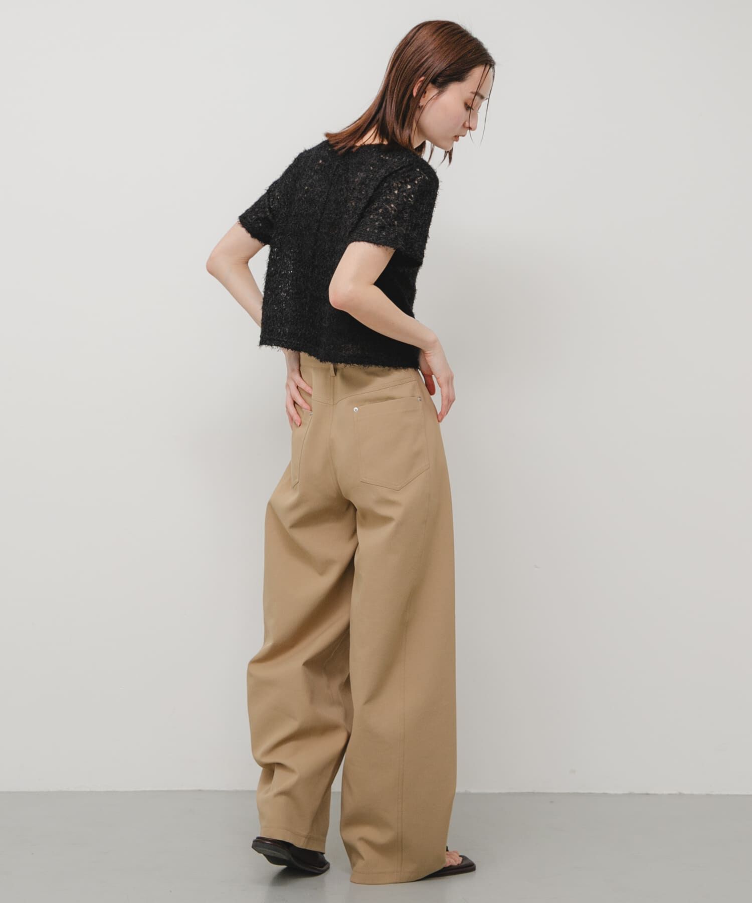 SENSE OF PLACE by URBAN RESEARCH「レースフェザーカットトップ」|Tシャツ・カットソー|