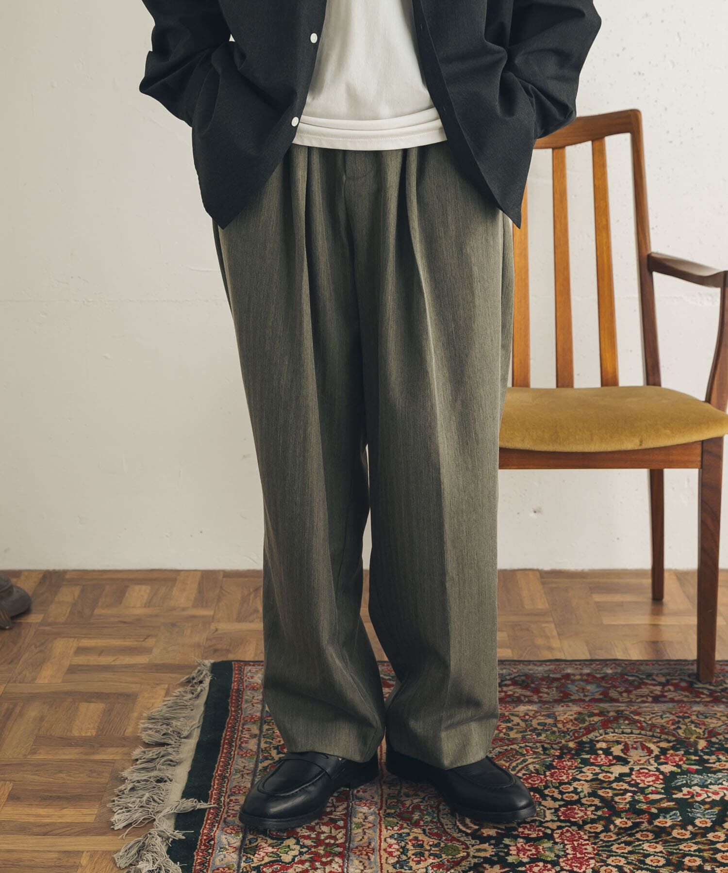 SENSE OF PLACE by URBAN RESEARCH「ストレッチヘリンボーンテーパードパンツ」|その他|